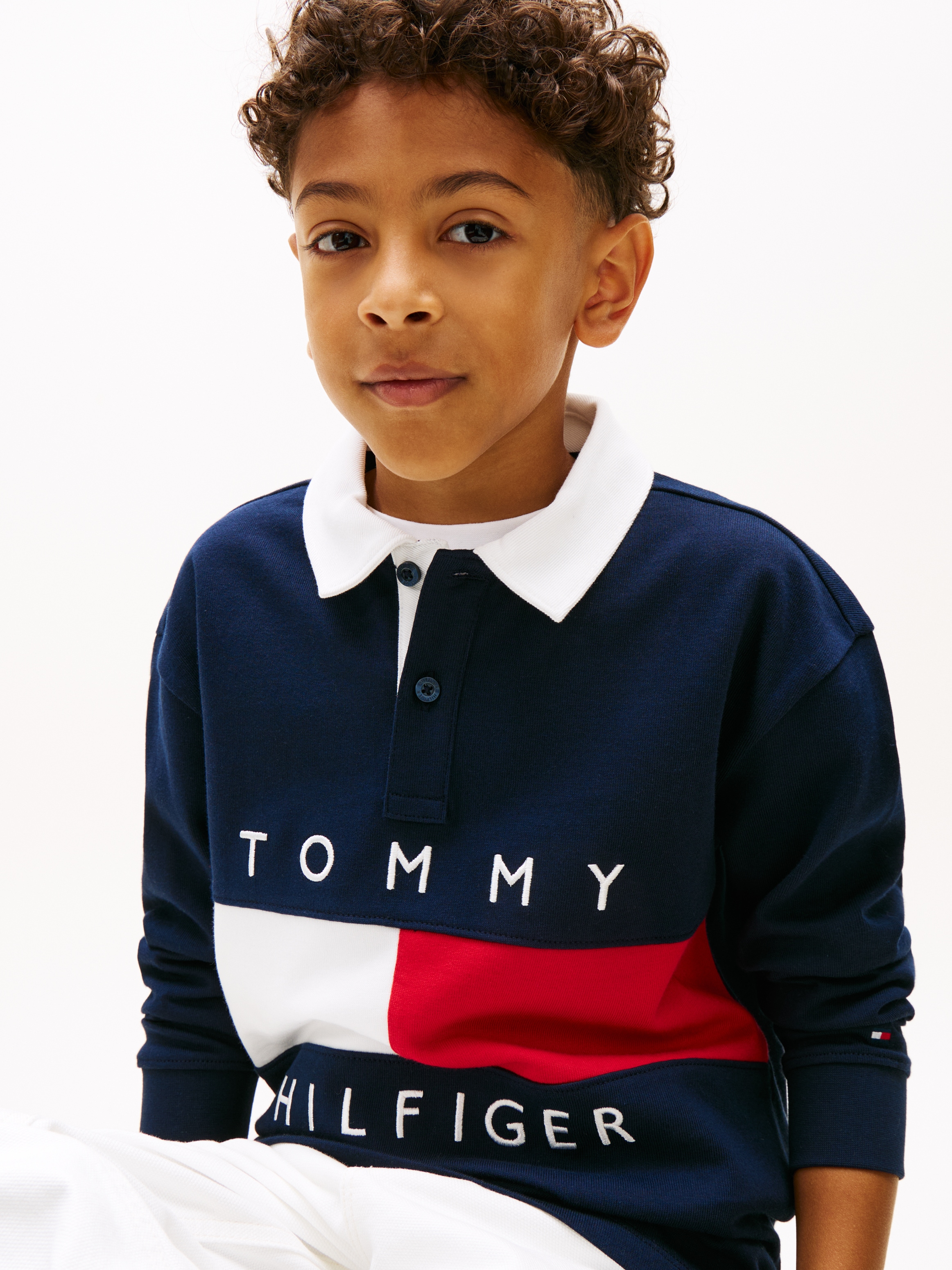 Tommy Hilfiger Poloshirt Kinder bis 16 Jahre, mit Polokragen