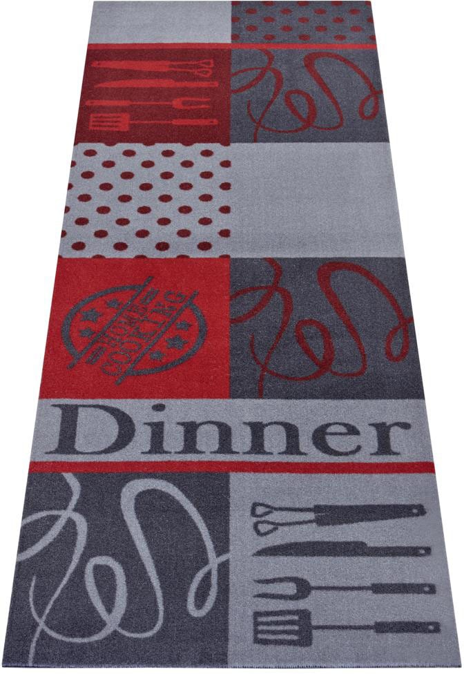 HANSE Home Küchenläufer »Dinner«, rechteckig, 5 mm Höhe, Kurzflor, rutschhemmend,... kaufen
