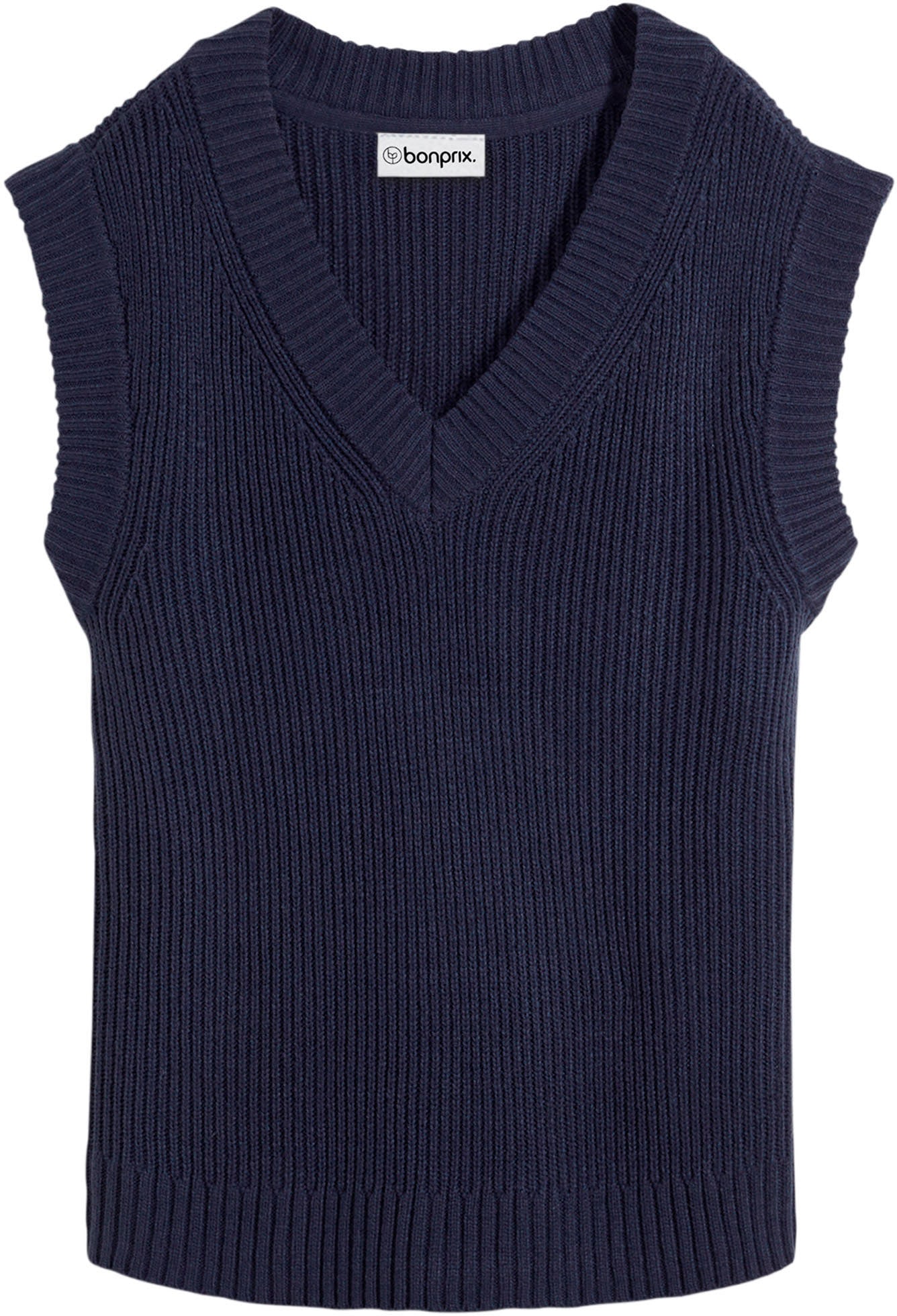 bonprix Pullunder »Pullunder« aus Polyacryl, mit V-Ausschnitt, lockere Passform, ohne Verschluss