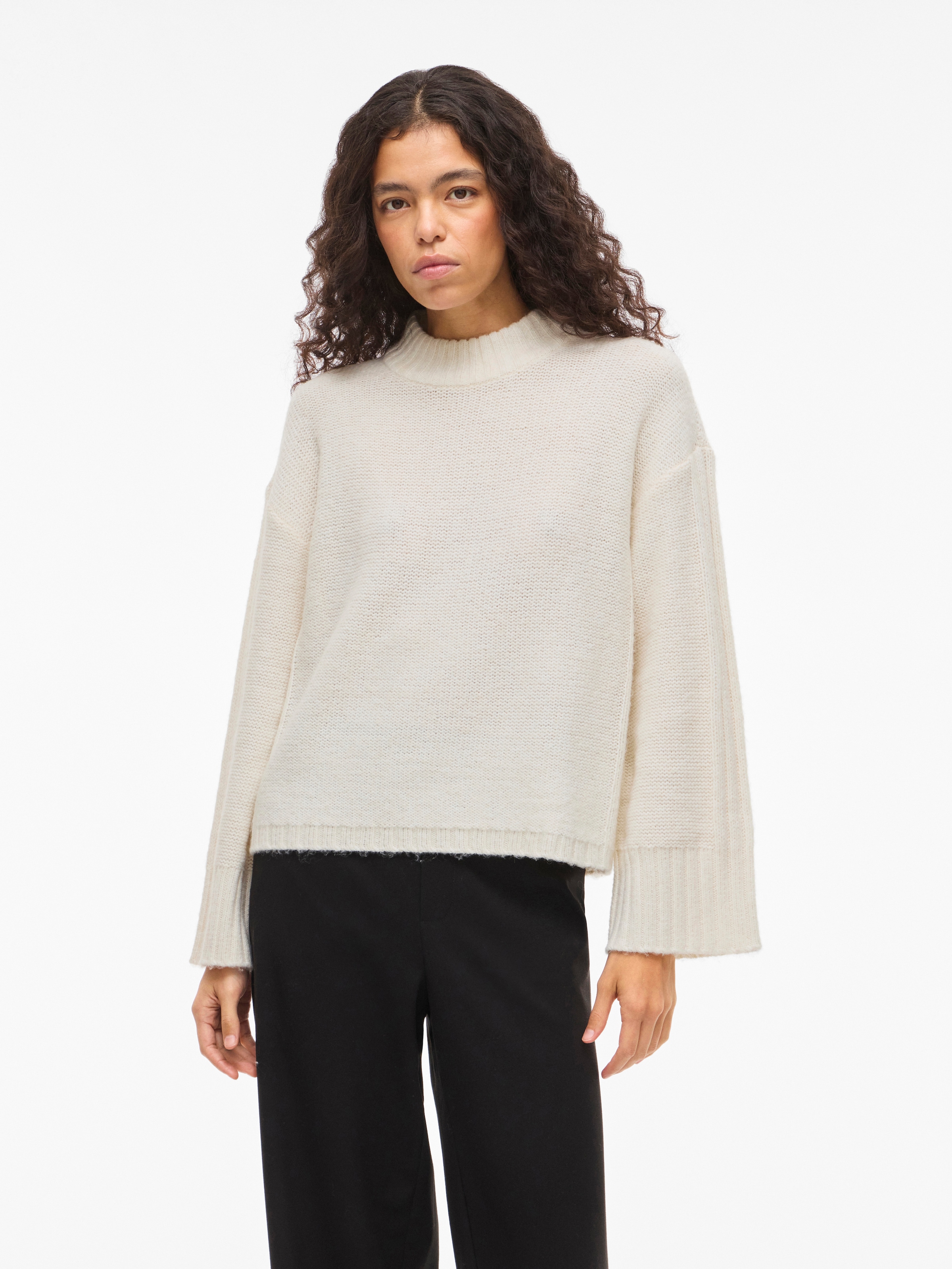 Vila Stehkragenpullover