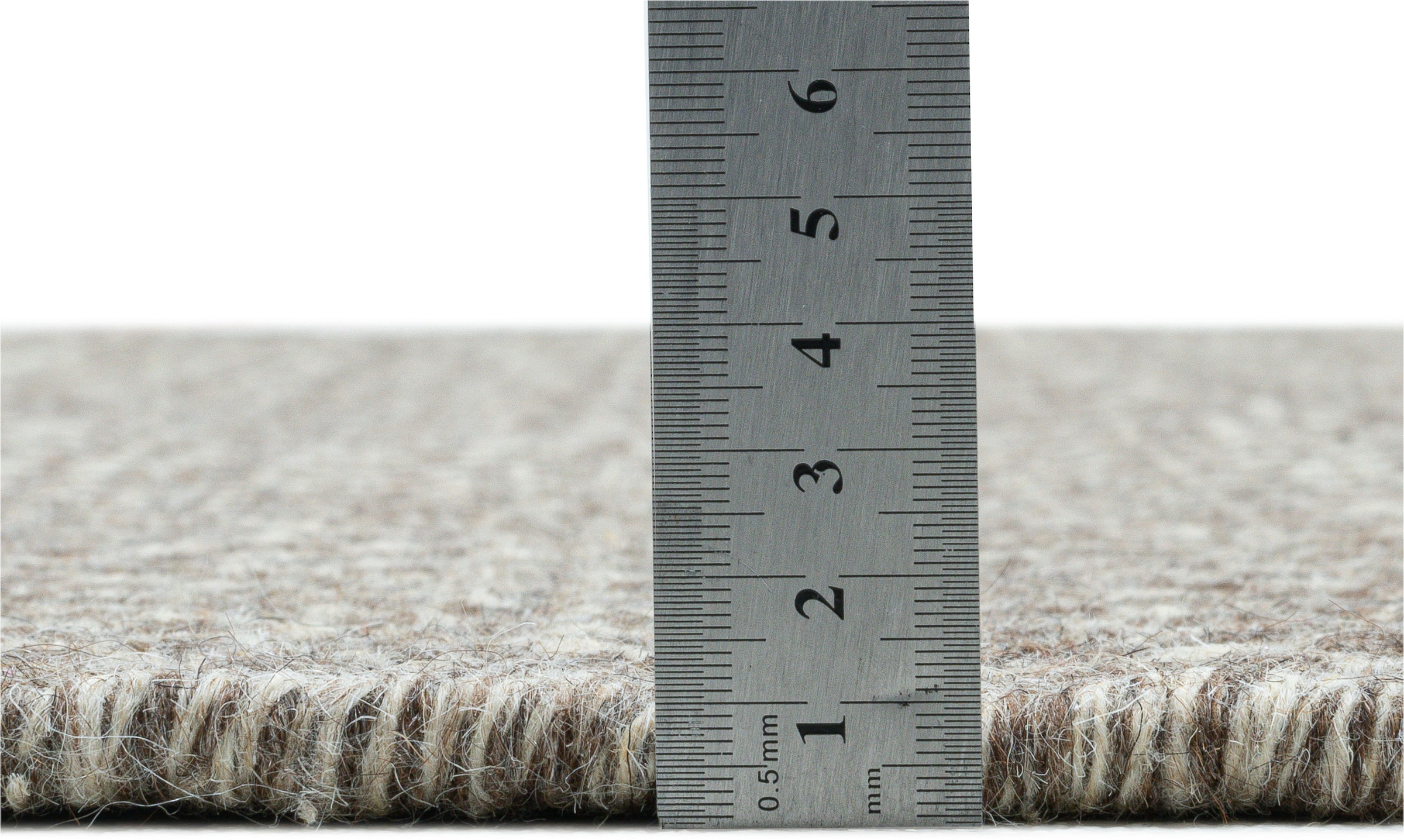 THEKO Wollteppich »Trondheim PO-501«, rechteckig, 10 mm Höhe, Handweb Teppich, Flachgewebe, reine Wolle, handgewebt
