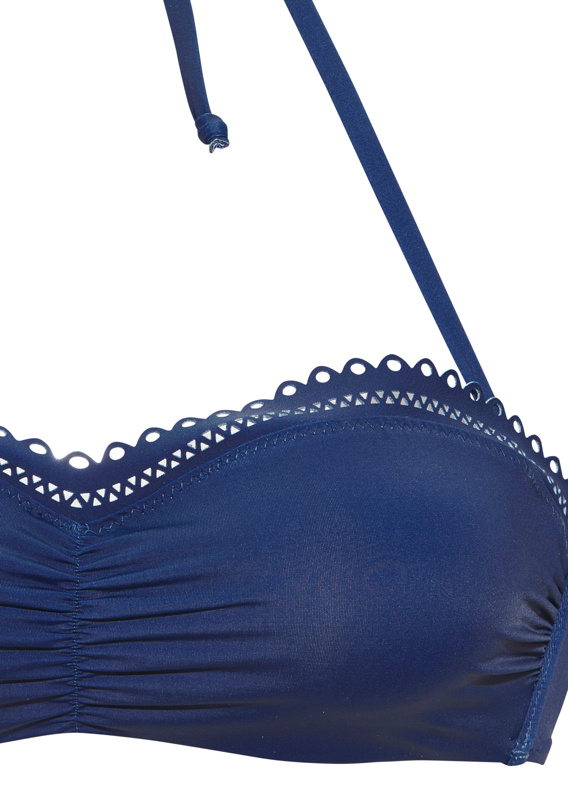 s.Oliver Bügel-Bandeau-Bikini-Top »Aiko« mit Häkeloptik