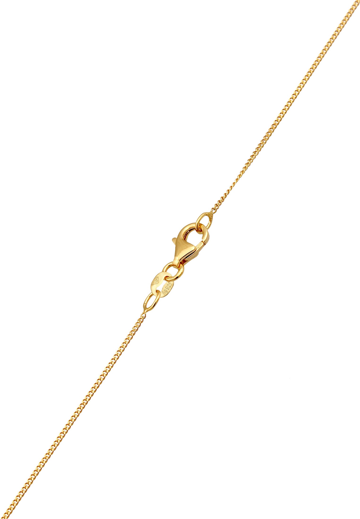 Elli Silberkette »Halskette Kleeblatt Zirkonia Weiß 925 Sterling Silber«