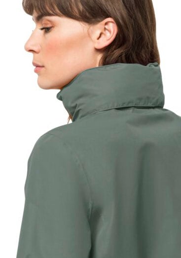 Jack Wolfskin Funktionsjacke »STORMY POINT 2L JKT W«, mit Kapuze, mit verstaubarer Kapuze, wasserdicht, atmungsaktiv und winddicht