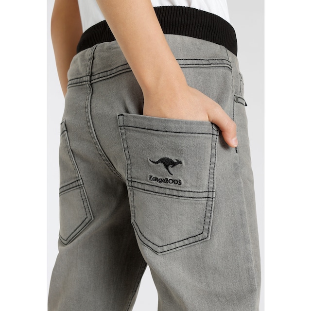 », elastisch bei ♕ Beinverlauf« mit Schlupfjeans schmalem KangaROOS