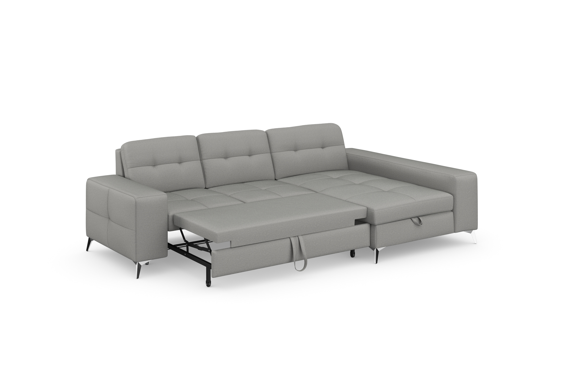 sit&more Ecksofa »Baviene L-Form«, inklusive Sitztiefenverstellung und Federkern, wahlweise Bettfunktion