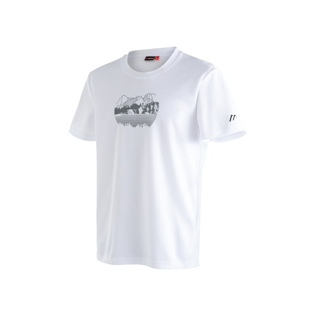 Maier Sports Funktionsshirt »Walter Print«, Funktionales, komfortables T- Shirt mit idealer Passform bei