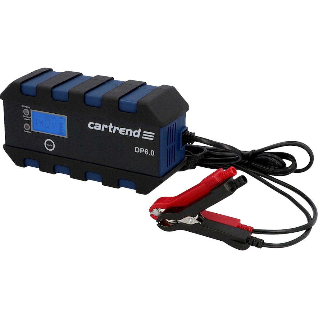 Cartrend Autobatterie-Ladegerät »Microprozessor Ladegerät DP 6.0«, (Packung), Ausgangsstrom 6