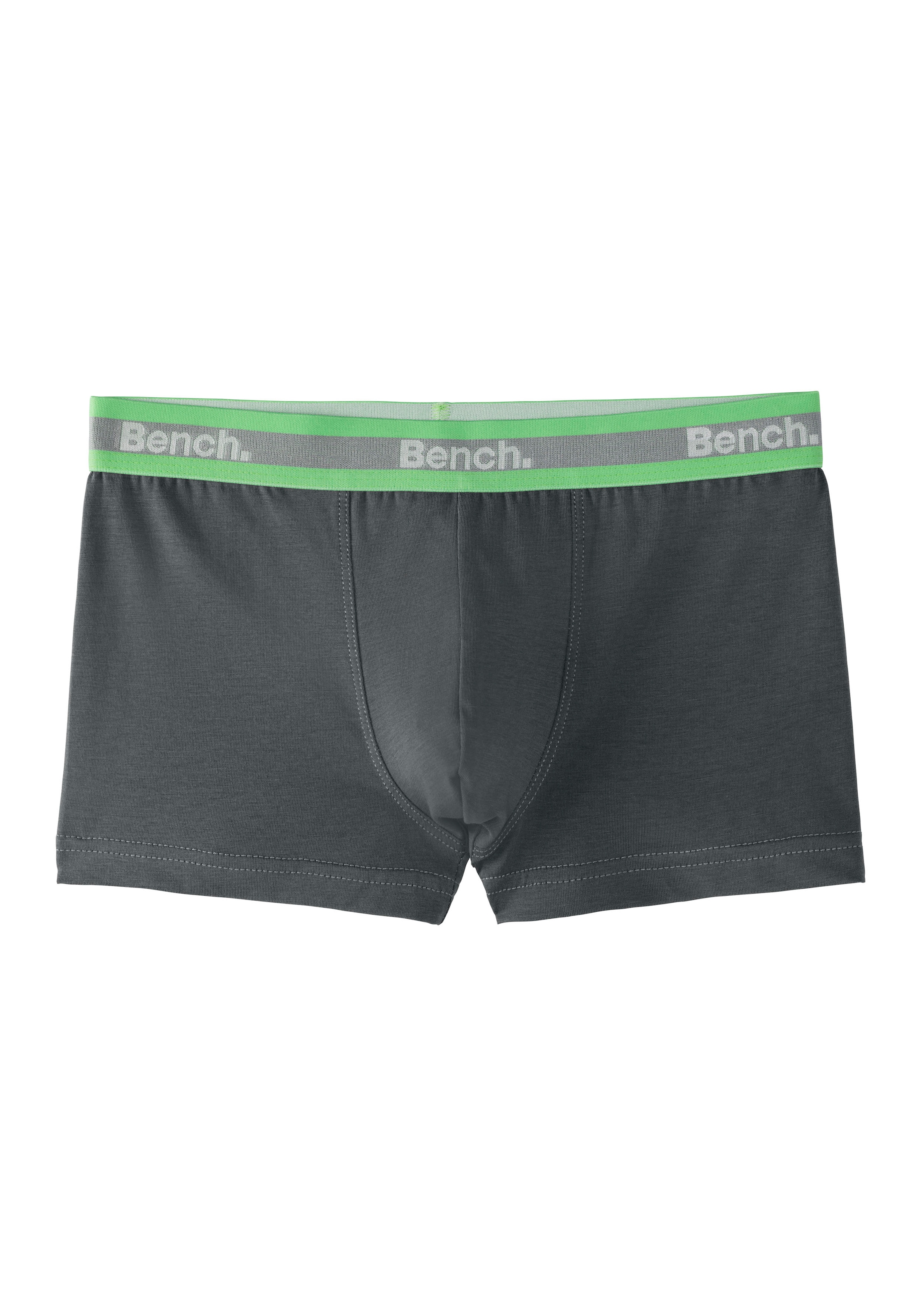 Bench. Boxer »Boxershorts für Jungen« Packung, 3 Stk. unifarben mit neon Bündchen