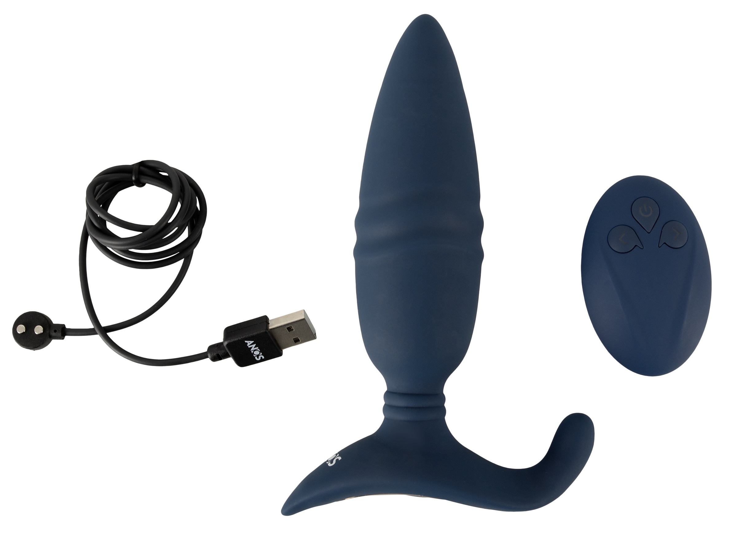 ANOS Anal-Stimulator »Analvibrator mit Stoßfunktion RC Thrusting Butt Plug with Vibration« ()