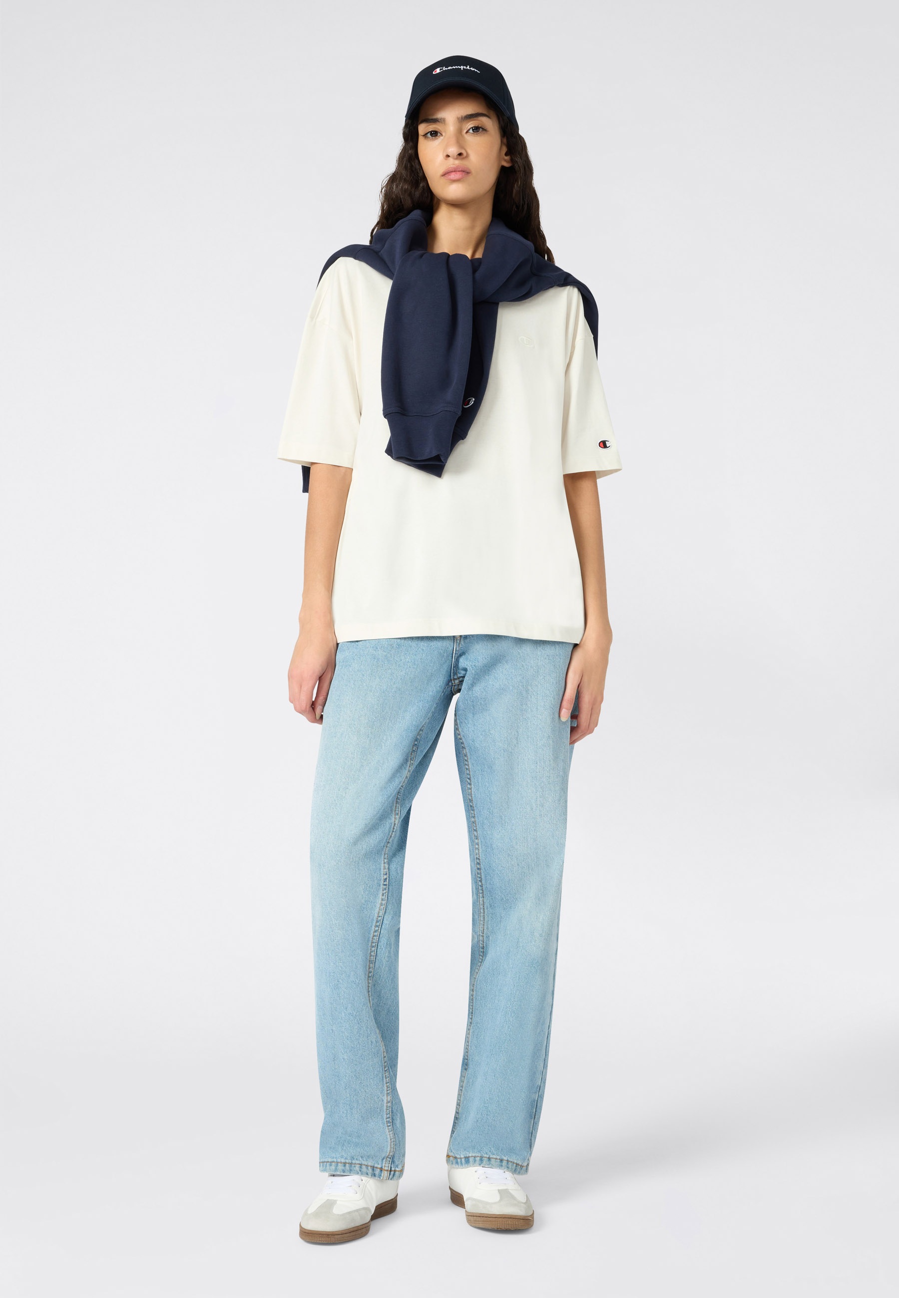 Champion T-Shirt für sportliche Aktivitäten, sportlicher Stil, aus Baumwolle