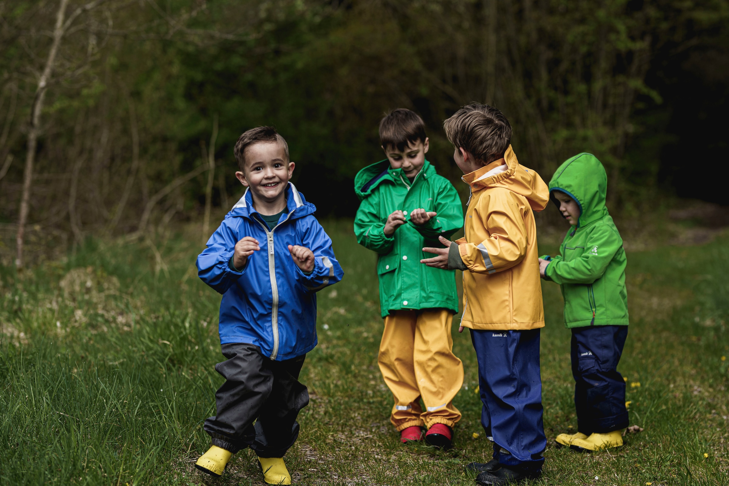 Kamik Regen- und Matschjacke »BAY SPOT BAY - für Kinder«, mit Kapuze