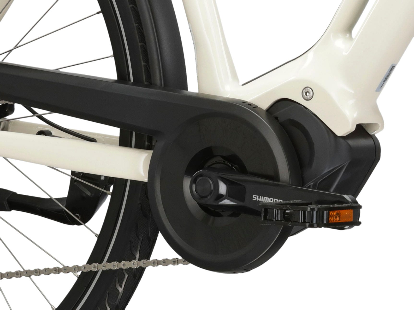 Kross E-Bike »E-Citybike Sentio Hybrid 3.0 28 Zoll weiß«, 7 Gang, Shimano, DEORE T6000, Mittelmotor 250 W, Pedelec, Elektrofahrrad für Damen und Herren