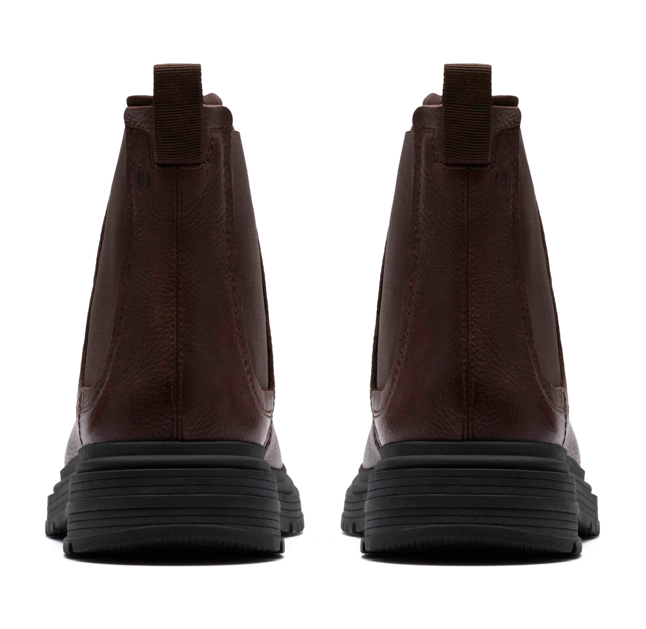 Clarks Chelseaboots »Badbury«  Boots, Winterboots mit modischem Blockabsatz