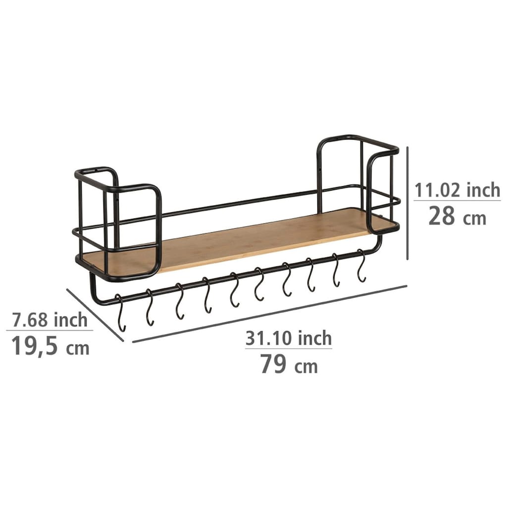 WENKO Wandregal »Loft«
