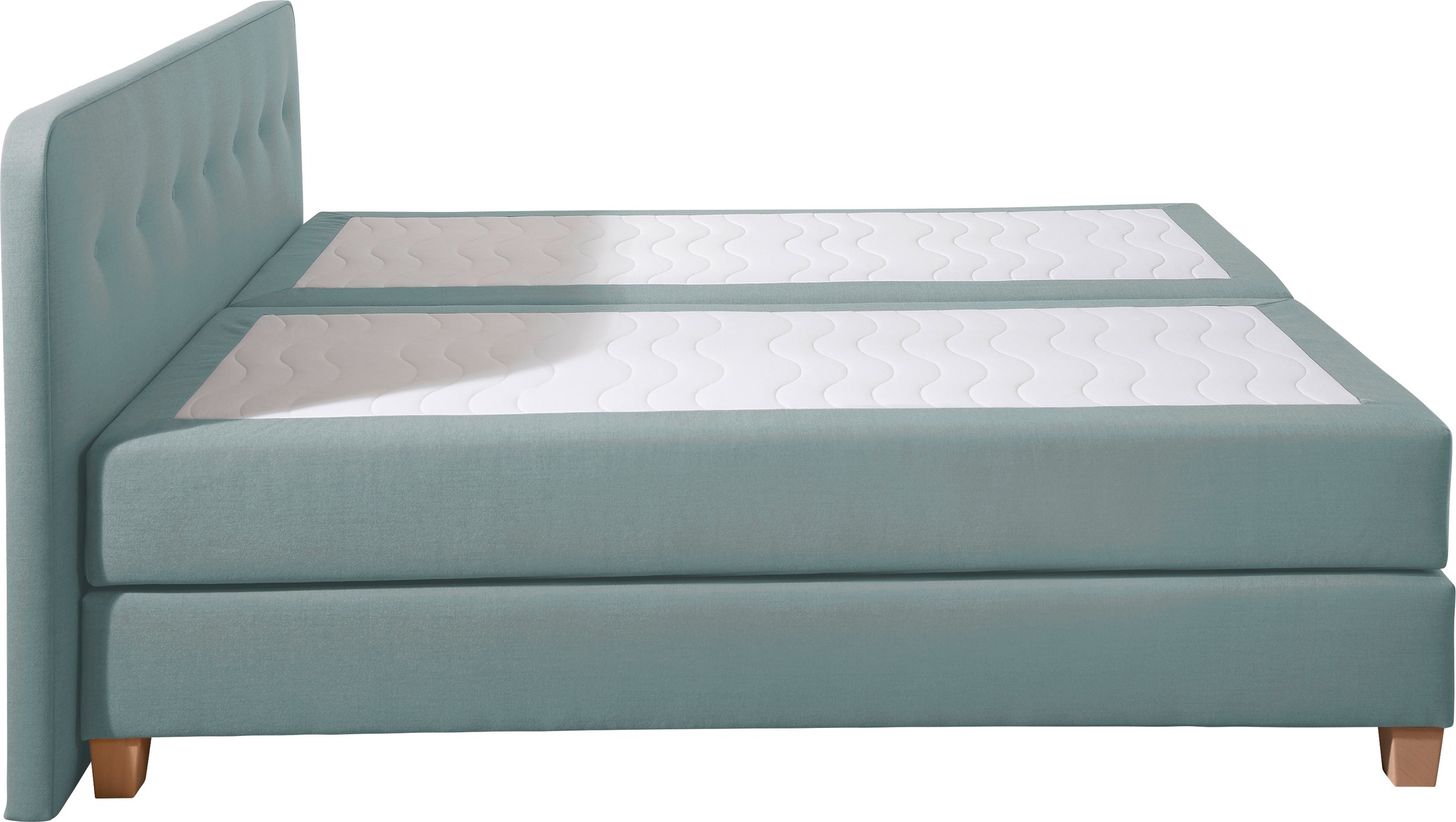 Home affaire Boxspringbett »Fargo«, in Überlänge 220 cm, mit Topper, 3 Ausführungen, 4, Breiten