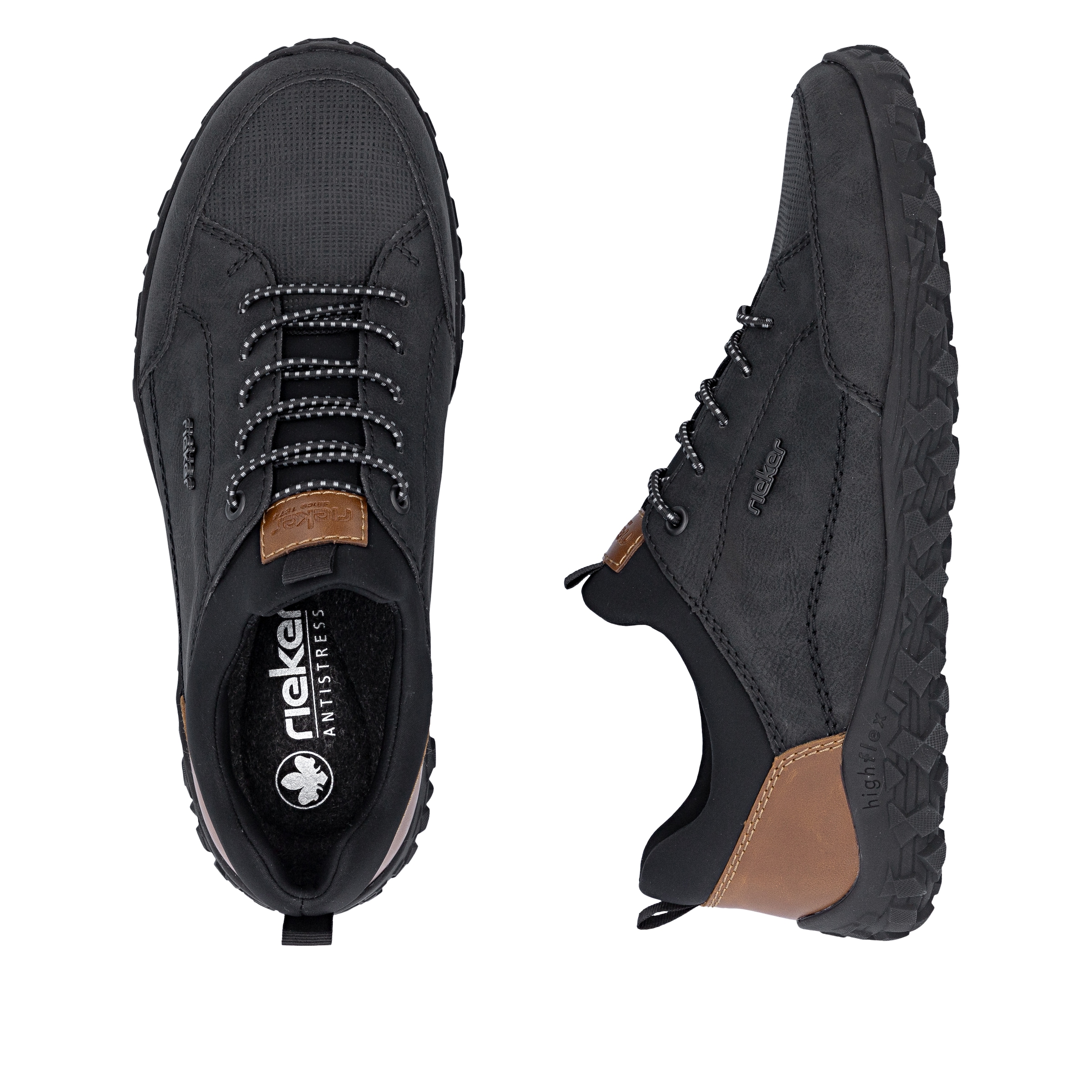 Rieker Slip-On Sneaker  Outdoorschuh, Freizeitschuh, Halbschuh, Slipper mit Profilsohle