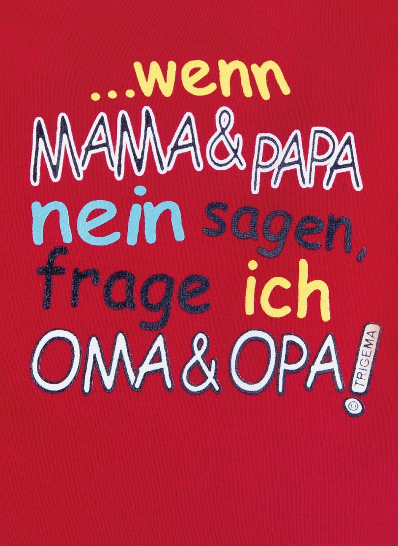 Trigema T-Shirt »TRIGEMA T-Shirt Oma & Opa«, (1 tlg.)