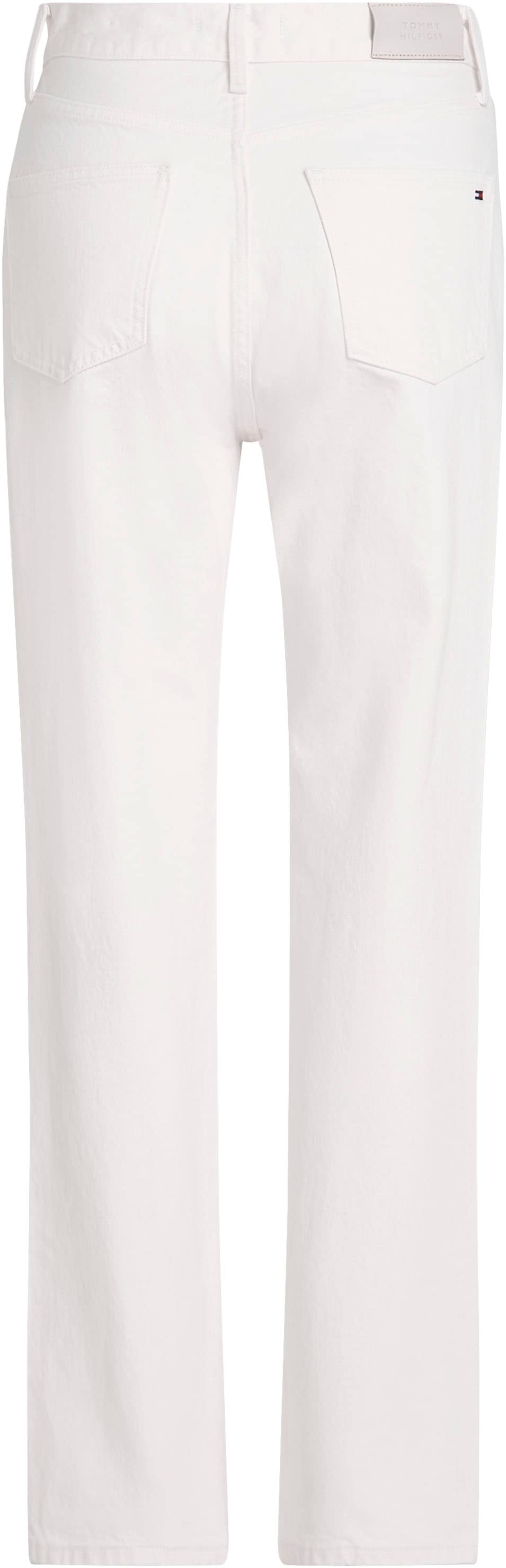 Tommy Hilfiger Bootcut-Jeans »RELAXED BOOTCUT HW ECRU«, mit Tommy Hilfiger Logo-Badge