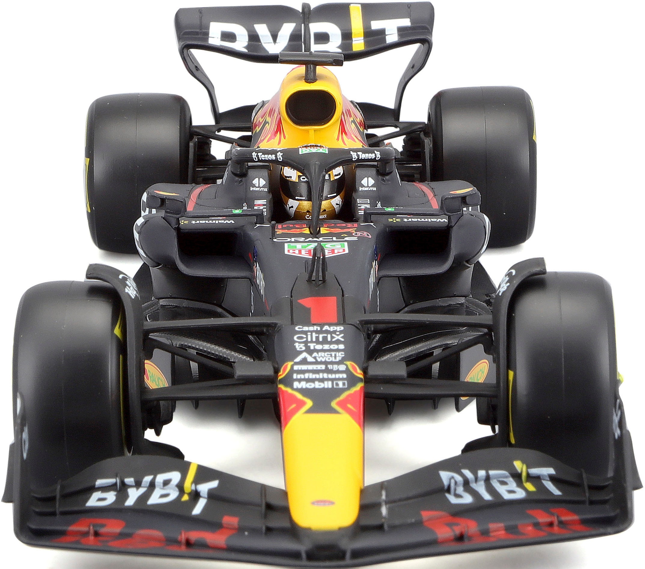 Bburago Sammlerauto »F1 RedBull RB18, 2022, Hardcase #1 Verstappen«, 1:24