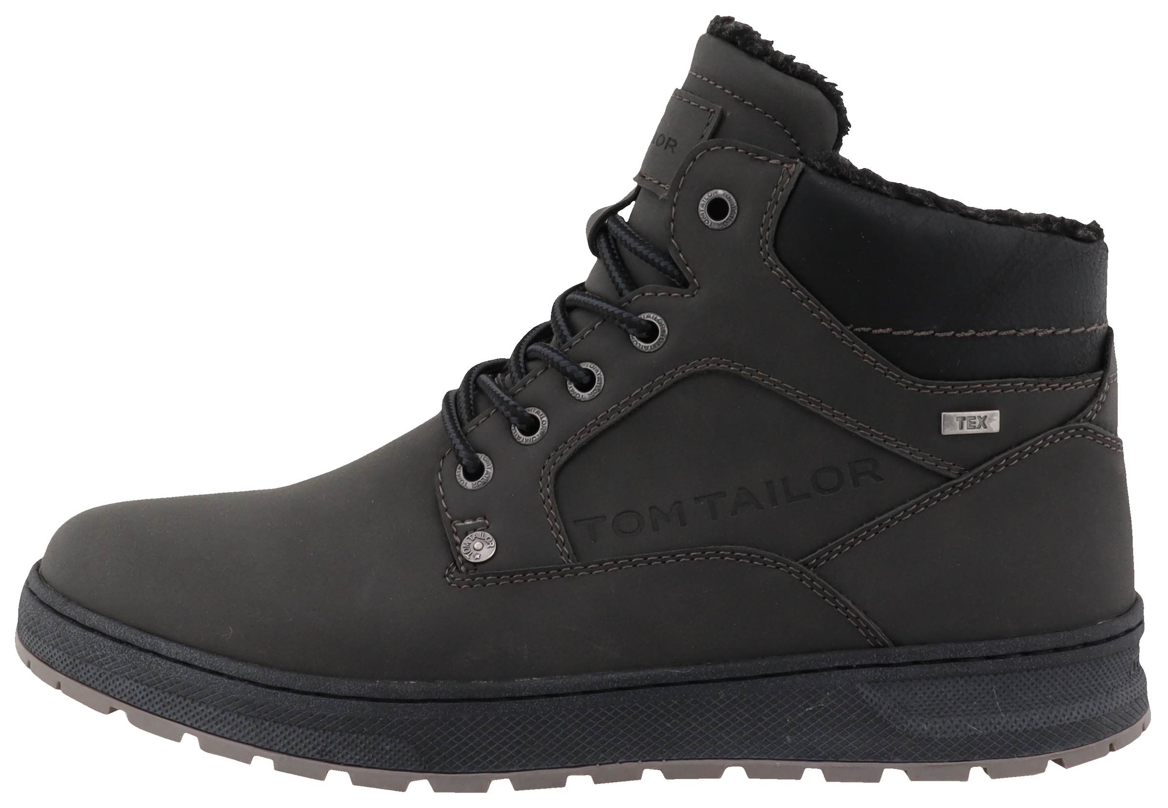 TOM TAILOR Winterboots, Plateau, Schnürboots, High Top-Sneaker mit Innenreißverschluss