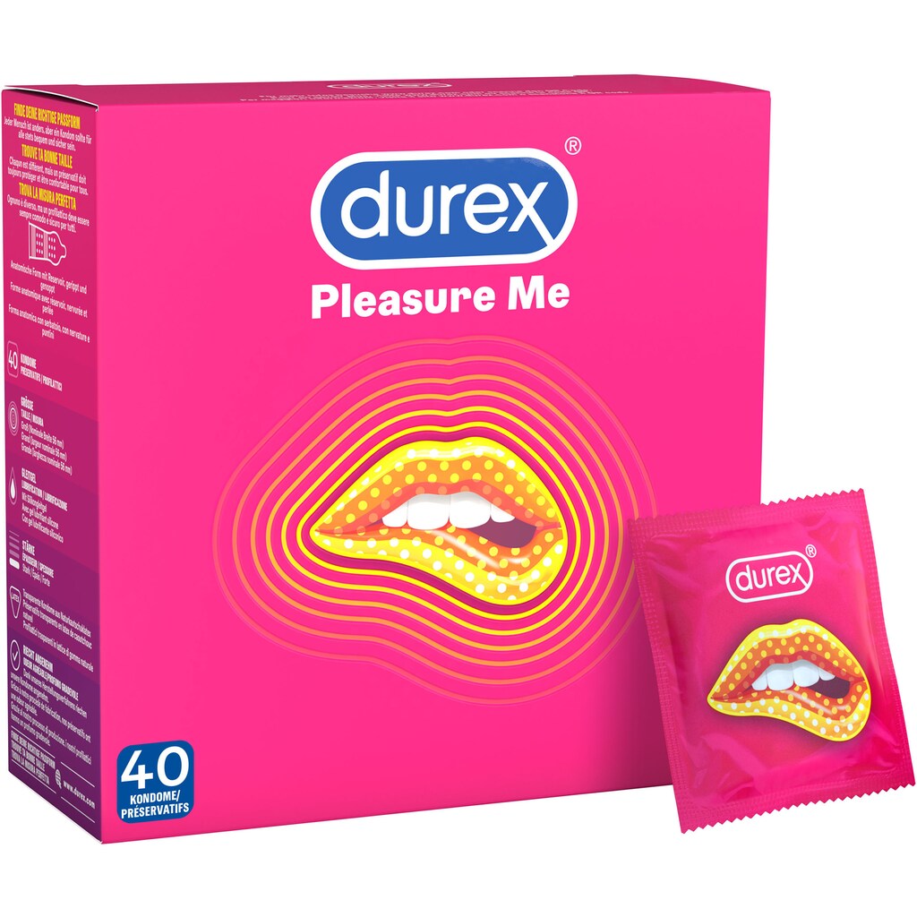 durex Kondome »Pleasure Me«, (Packung, 40 St.)