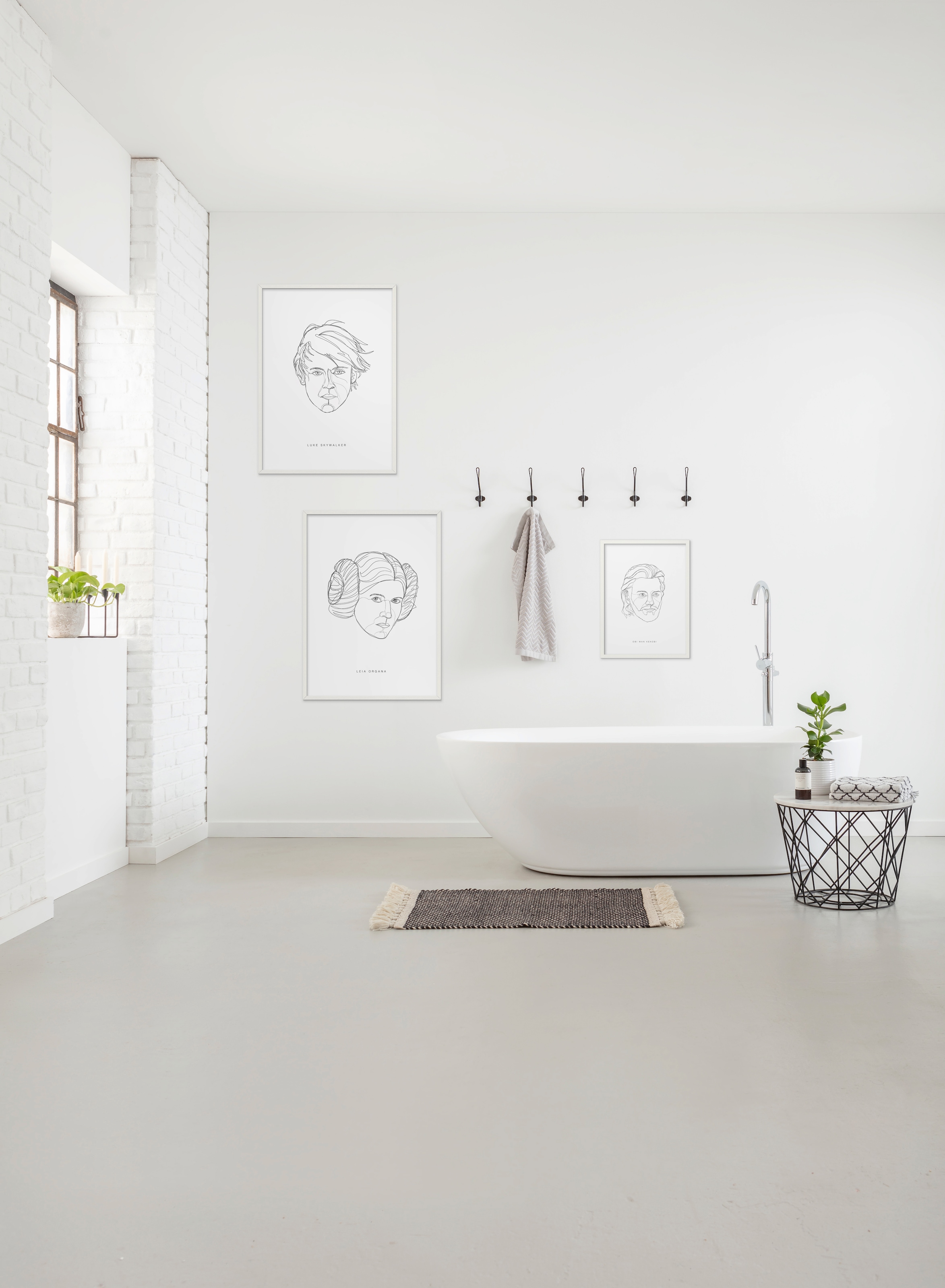 Komar Bild »Star Wars Classic Force Faces Luke« Star Wars 1 Stk. tlg. Wandbild zur Dekoration im Kinderzimmer - ohne Rahmen