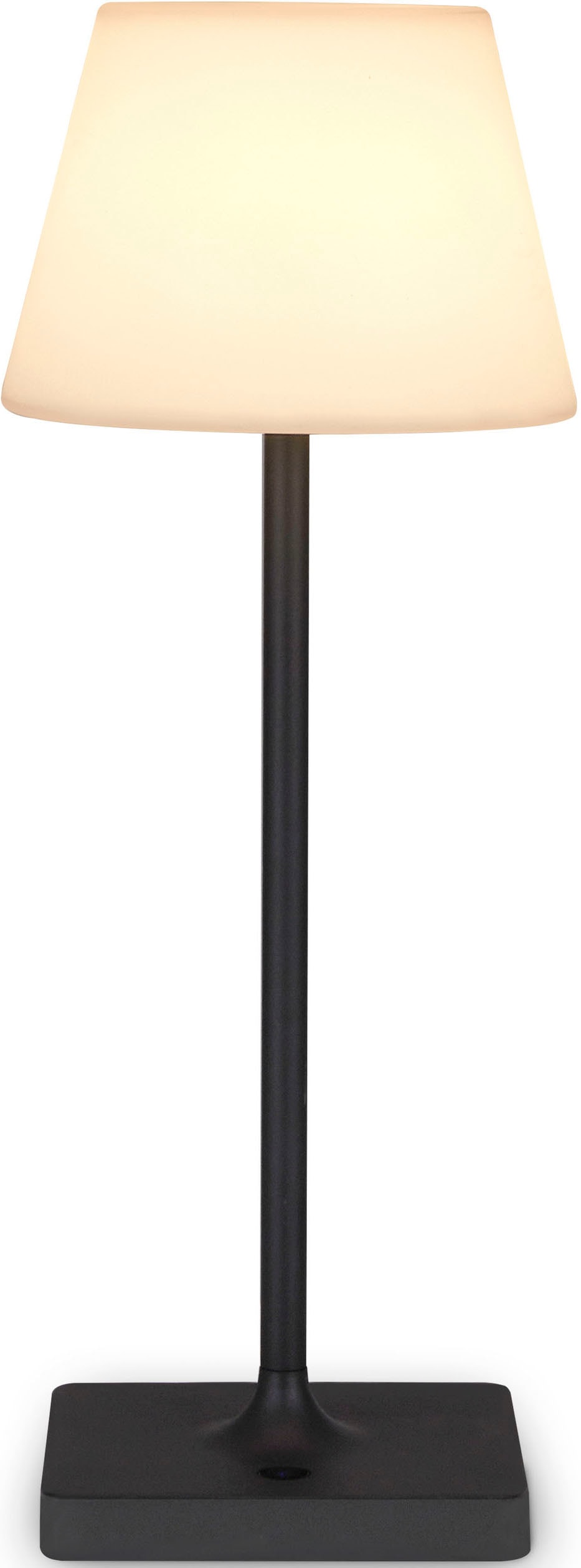 Paco Home Tischleuchte »CHRIS« Warmweiß In Und Outdoor  Garten LED Akku Leuchte Aufladbar IP44 dimmbar