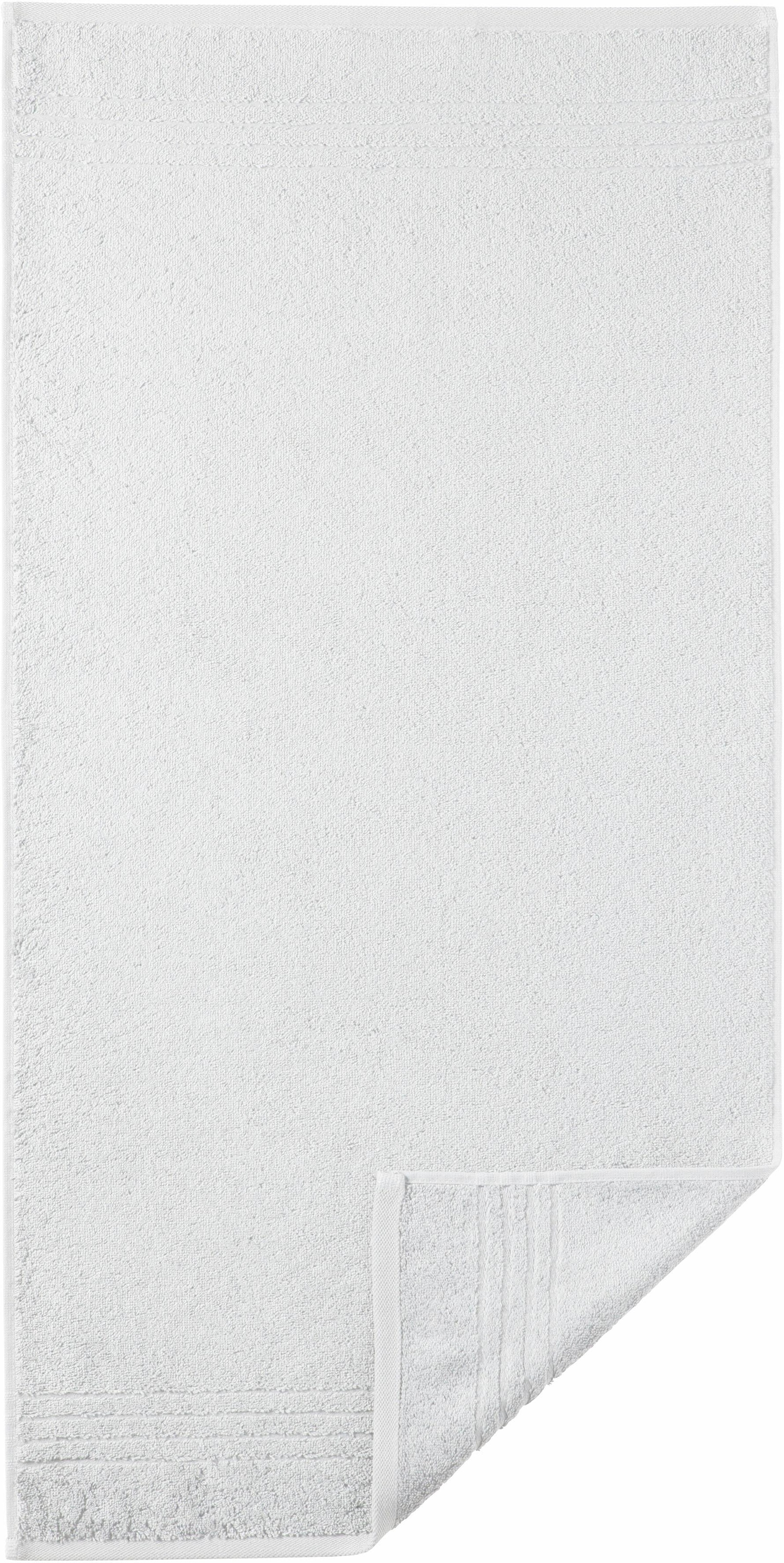 Egeria Handtücher »Madison« Uni-Programm mit Streifenbordüre, reine Baumwolle