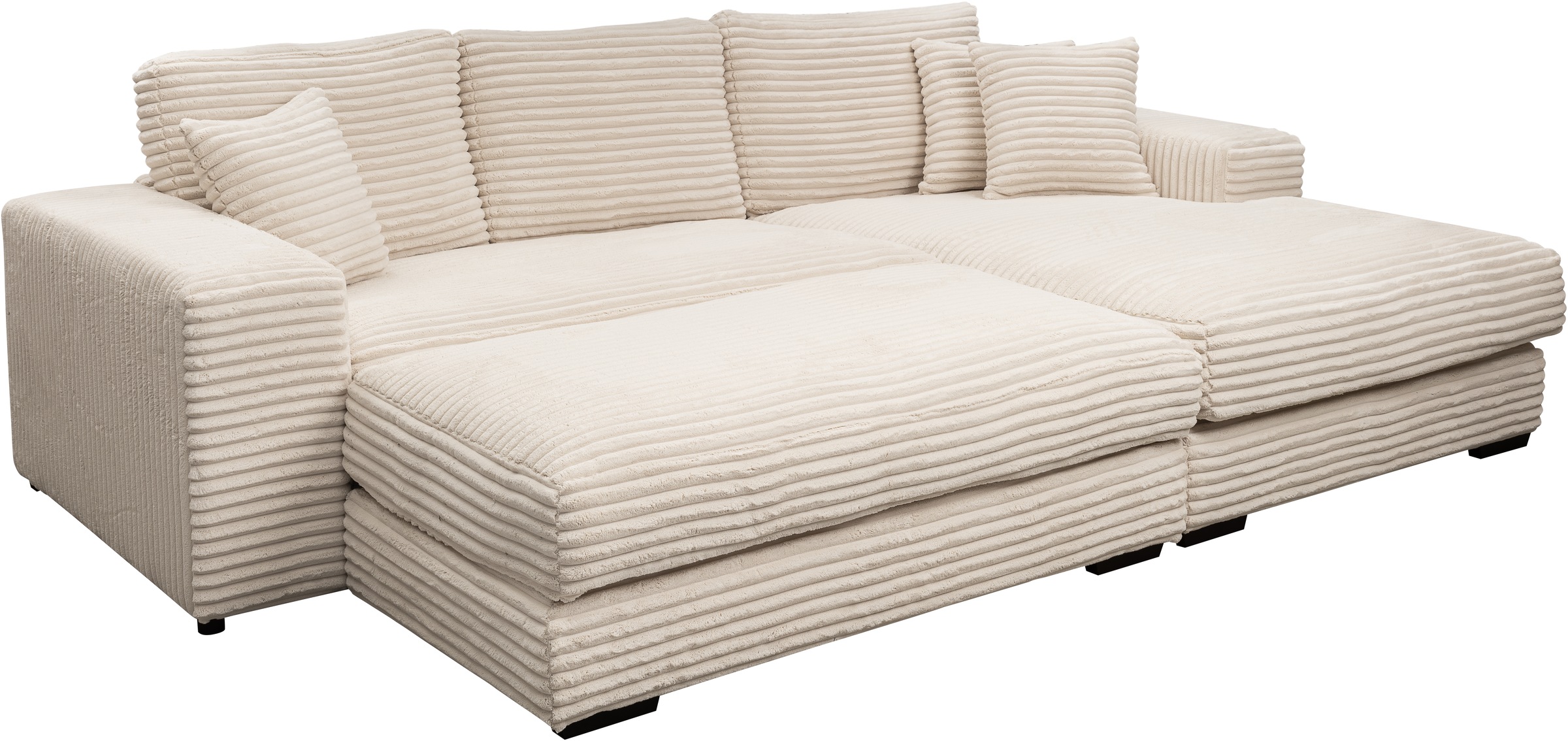 WERK2 Ecksofa »Eden« mit Polsterhocker