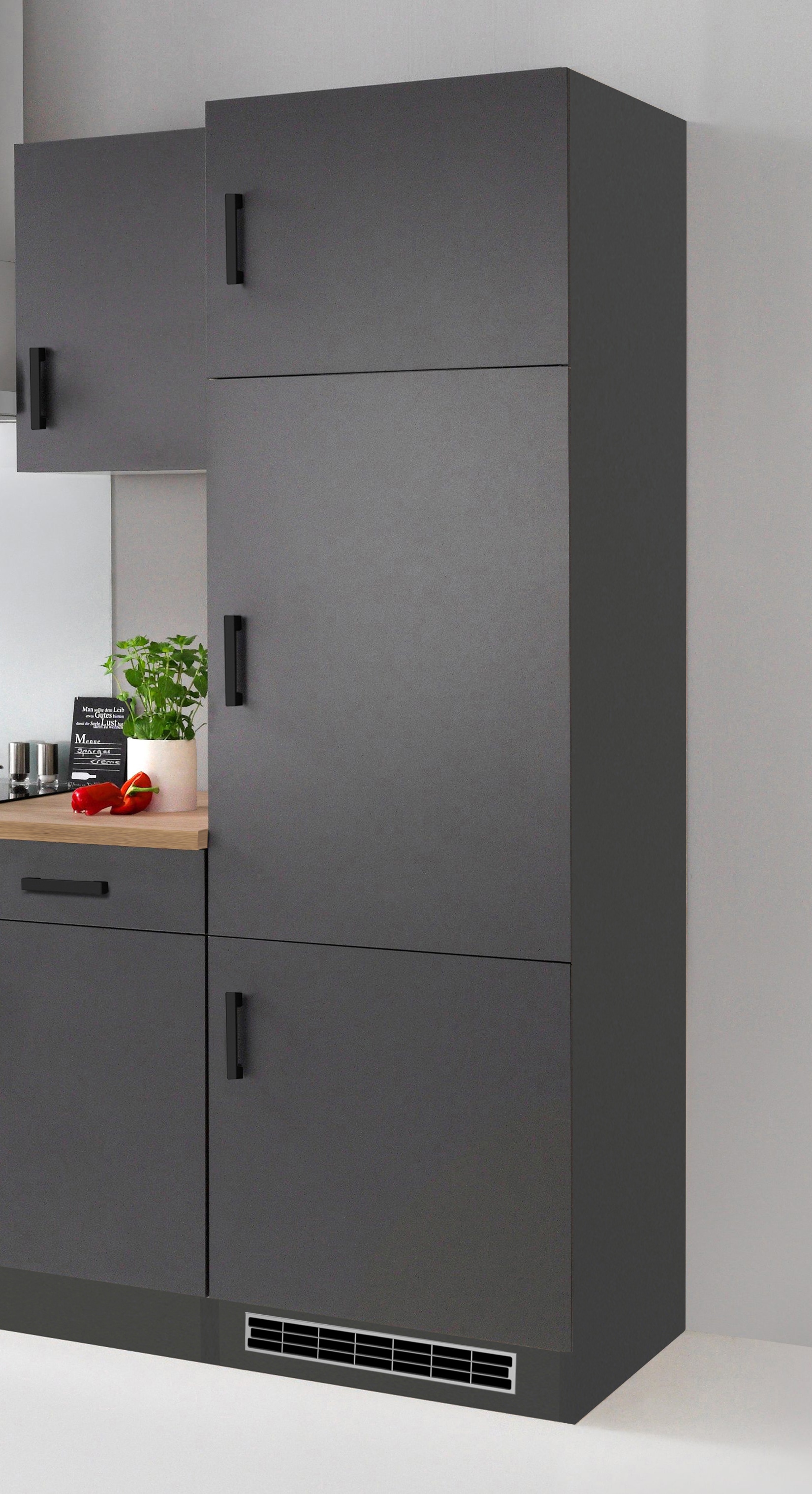 KOCHSTATION Kühlumbauschrank »KS-Toronto, Höhe 200 cm«