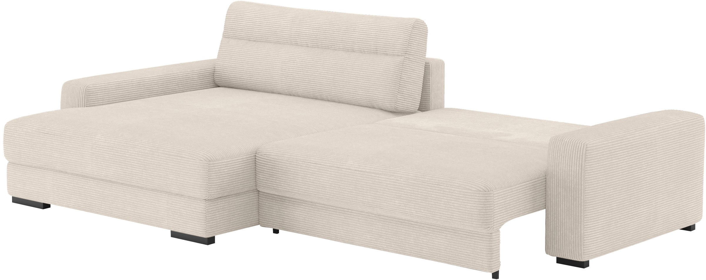 Mr. Couch Ecksofa »Marcello L-Form«, inklusive EasyBett und Bettkasten