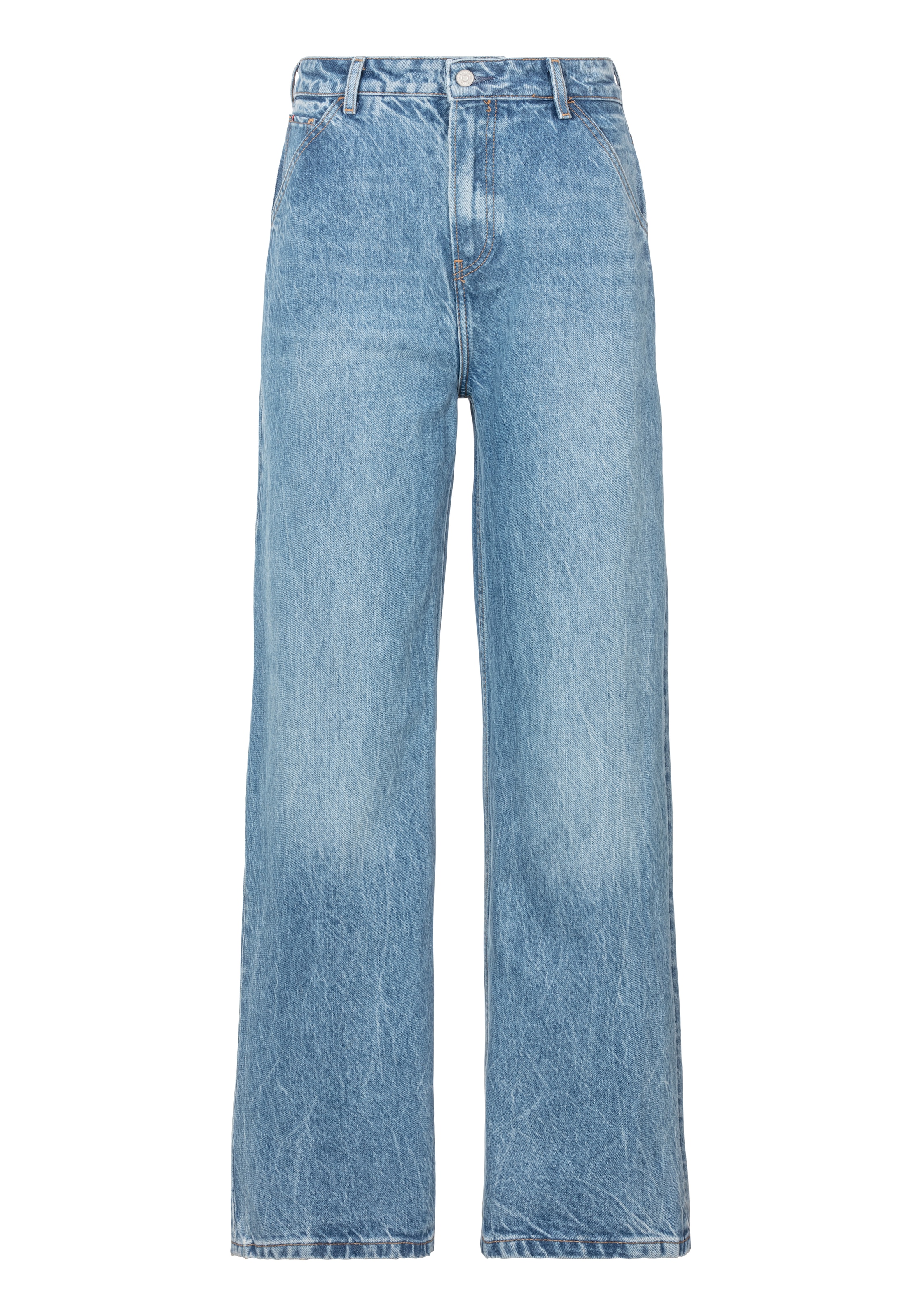 Tommy Hilfiger Weite Jeans »Loose Wide Leg Regular Waist«, mit Tommy Hilfiger Logo-Badge