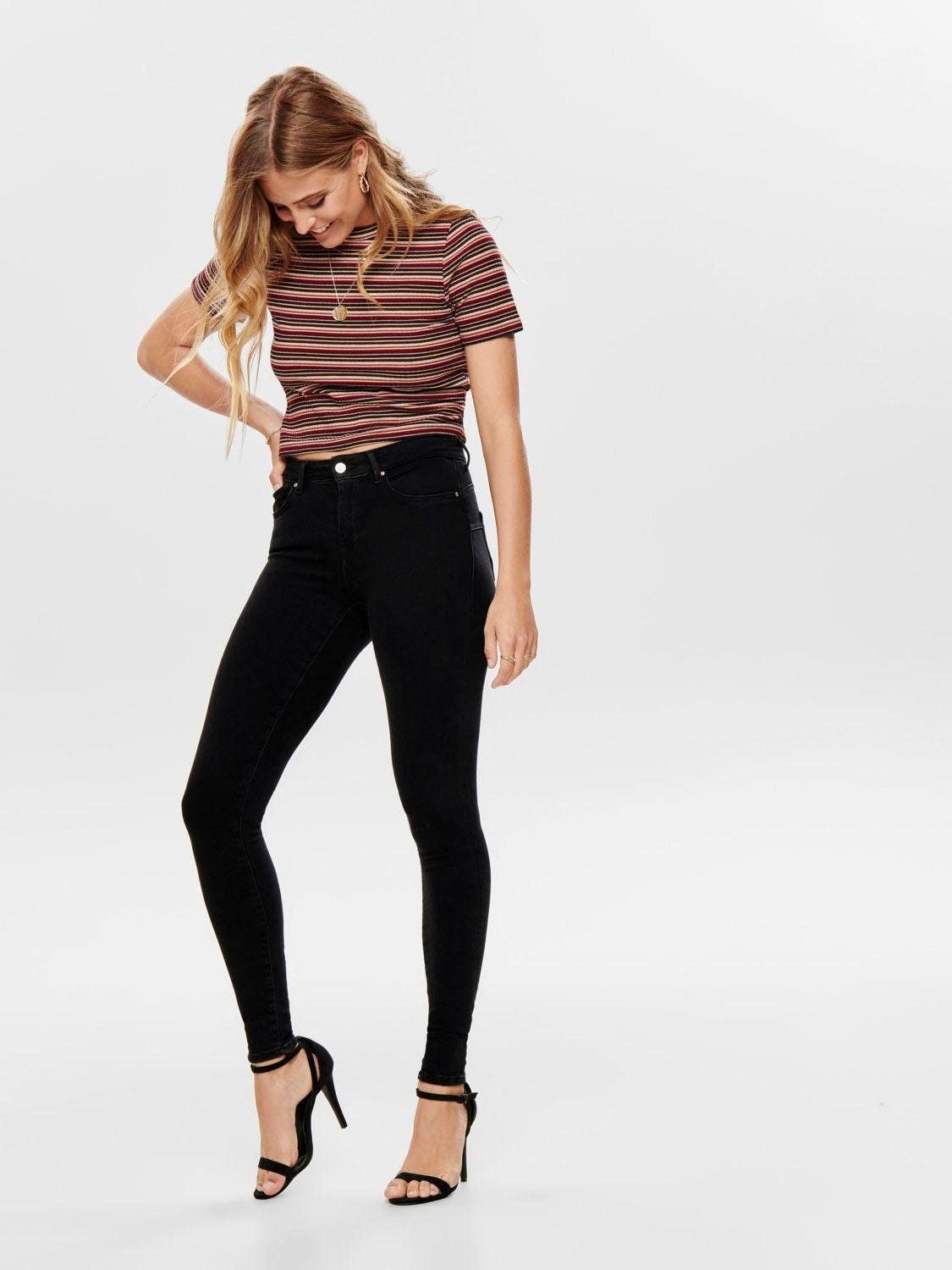 ONLY Skinny-fit-Jeans »ONLPOWER MID PH UP SK DNM REA3659 NOOS«, mit Push-up-Effekt