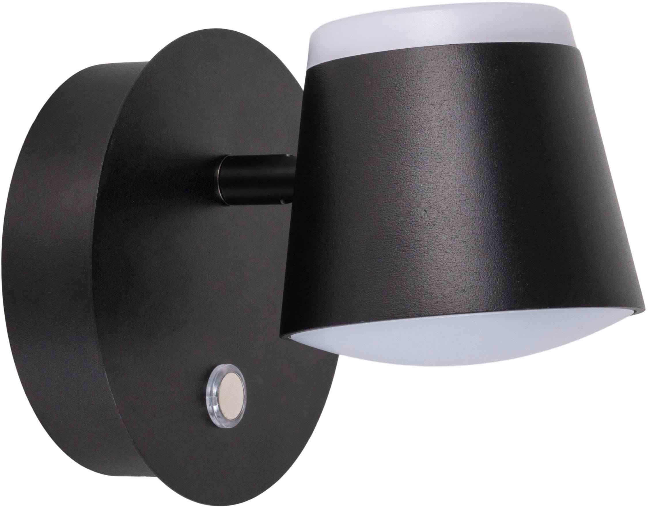 näve LED Wandleuchte »Tondo« LED-Modul 1 Stk. Warmweiß magnetisch, Akku Aufladung per USB-C Kabel, dimmbar per touch, Memory