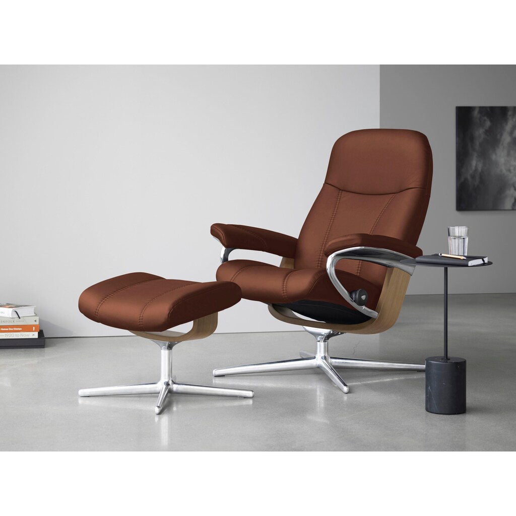 Stressless® Relaxsessel »Consul«, (Set, Relaxsessel mit Hocker)