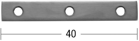 GARESA Stangenverbinder »16 mm Innenlaufprofil SEFRA«, (1 St.), Aluminiumfarben