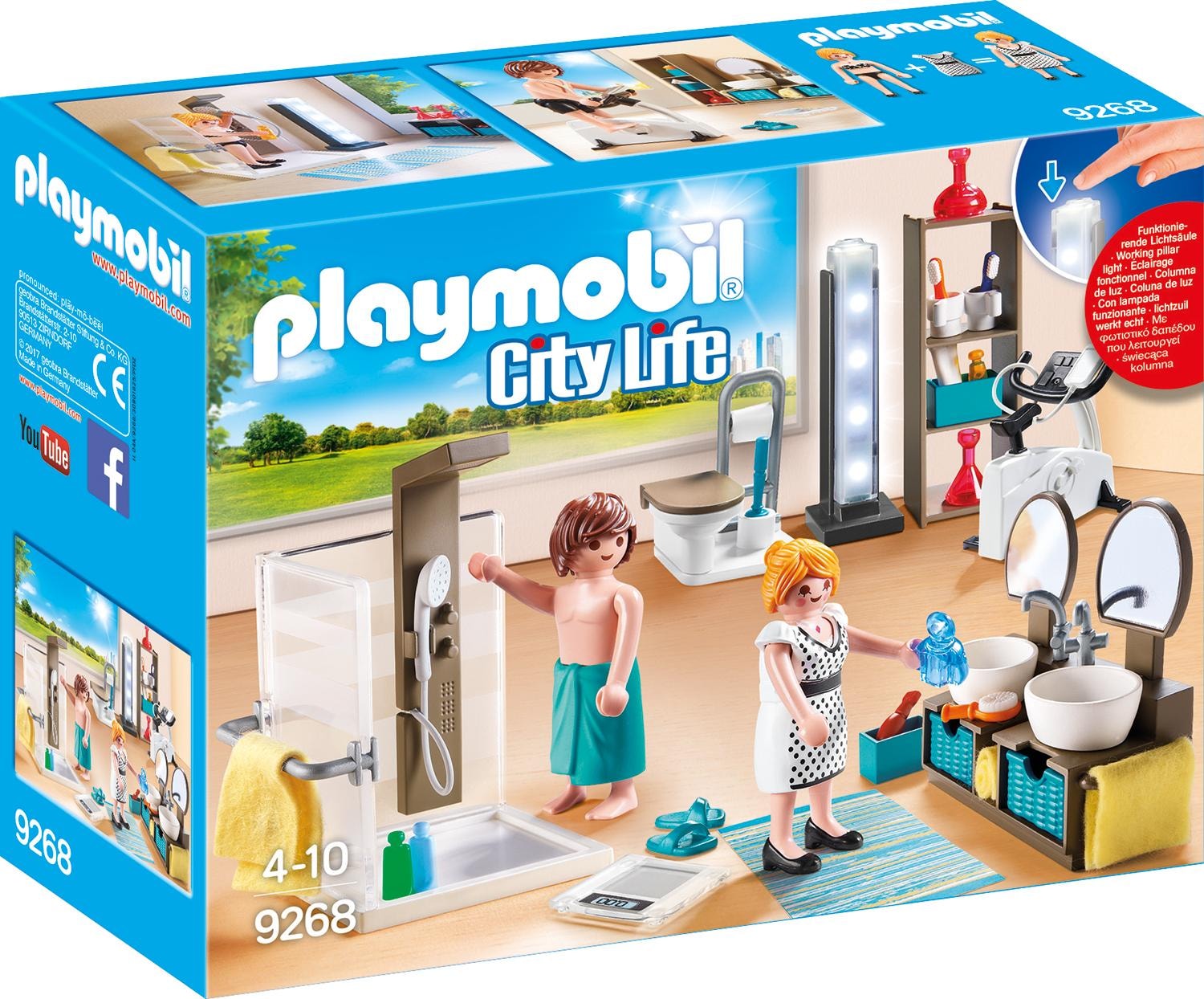 Playmobil® Konstruktions-Spielset »Badezimmer (9268), City Life«, Made in Germany