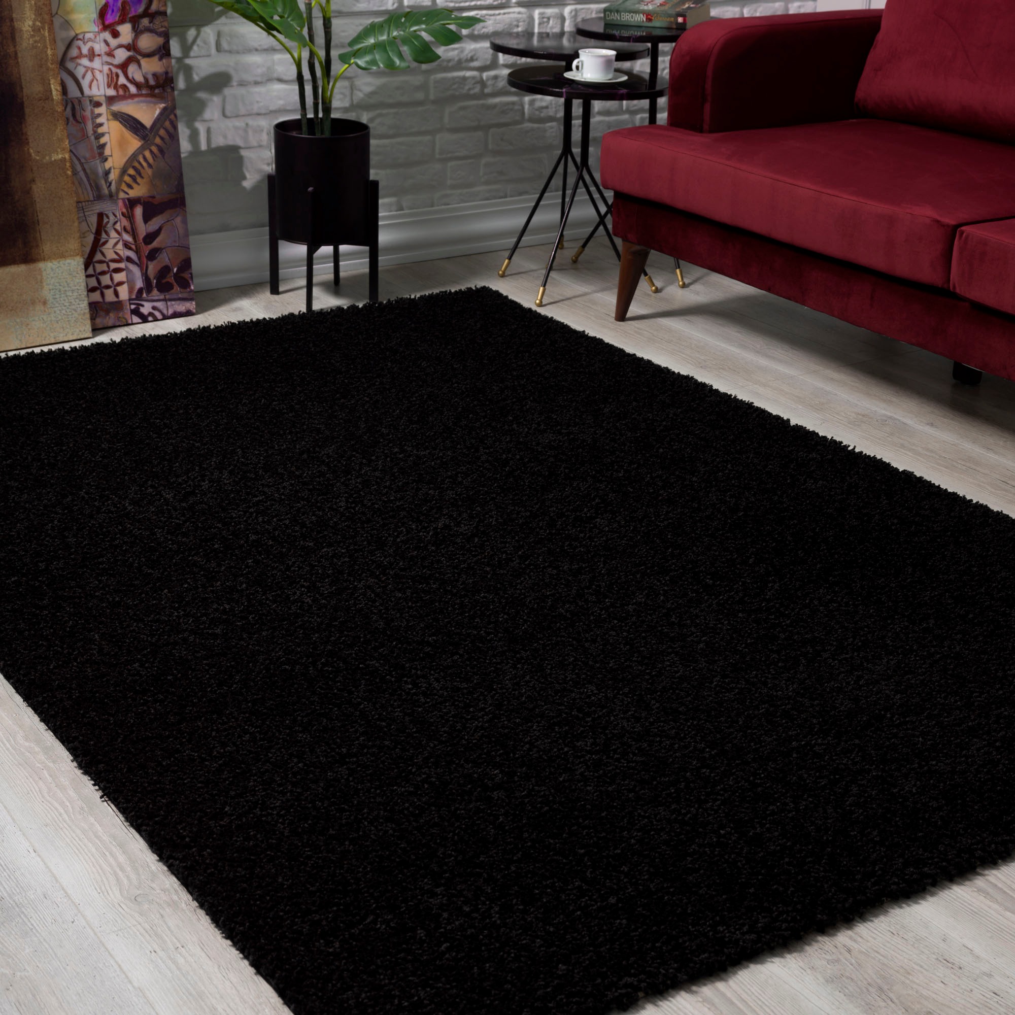 Sanat Hochflor-Teppich »LOCA«, rechteckig, 30 mm Höhe, Wohnzimmer, Langflor, Shaggy, Schlafzimmer
