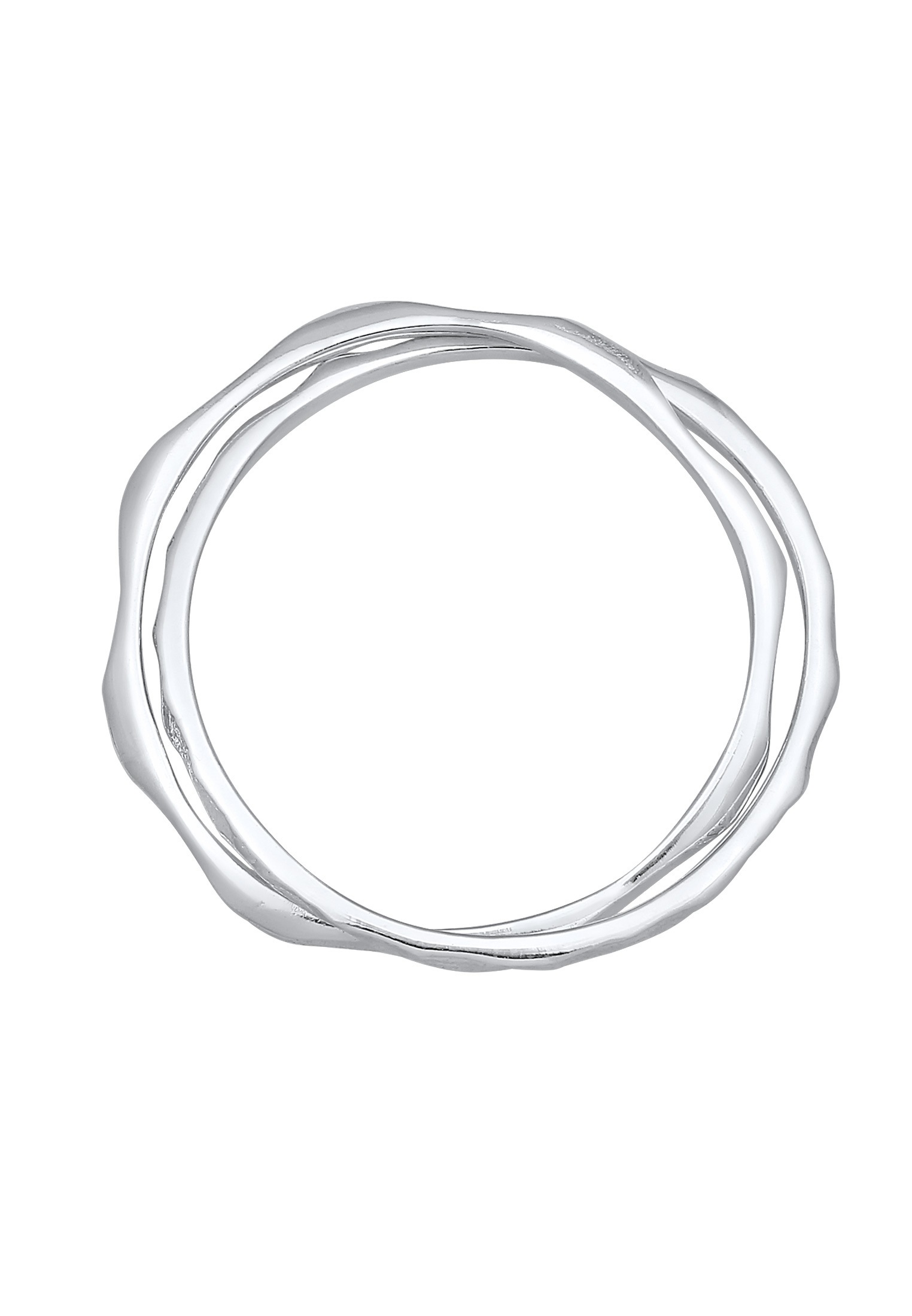 Elli Silberring »Ring Wickelring Handmade Vintage Style 925 Silber«