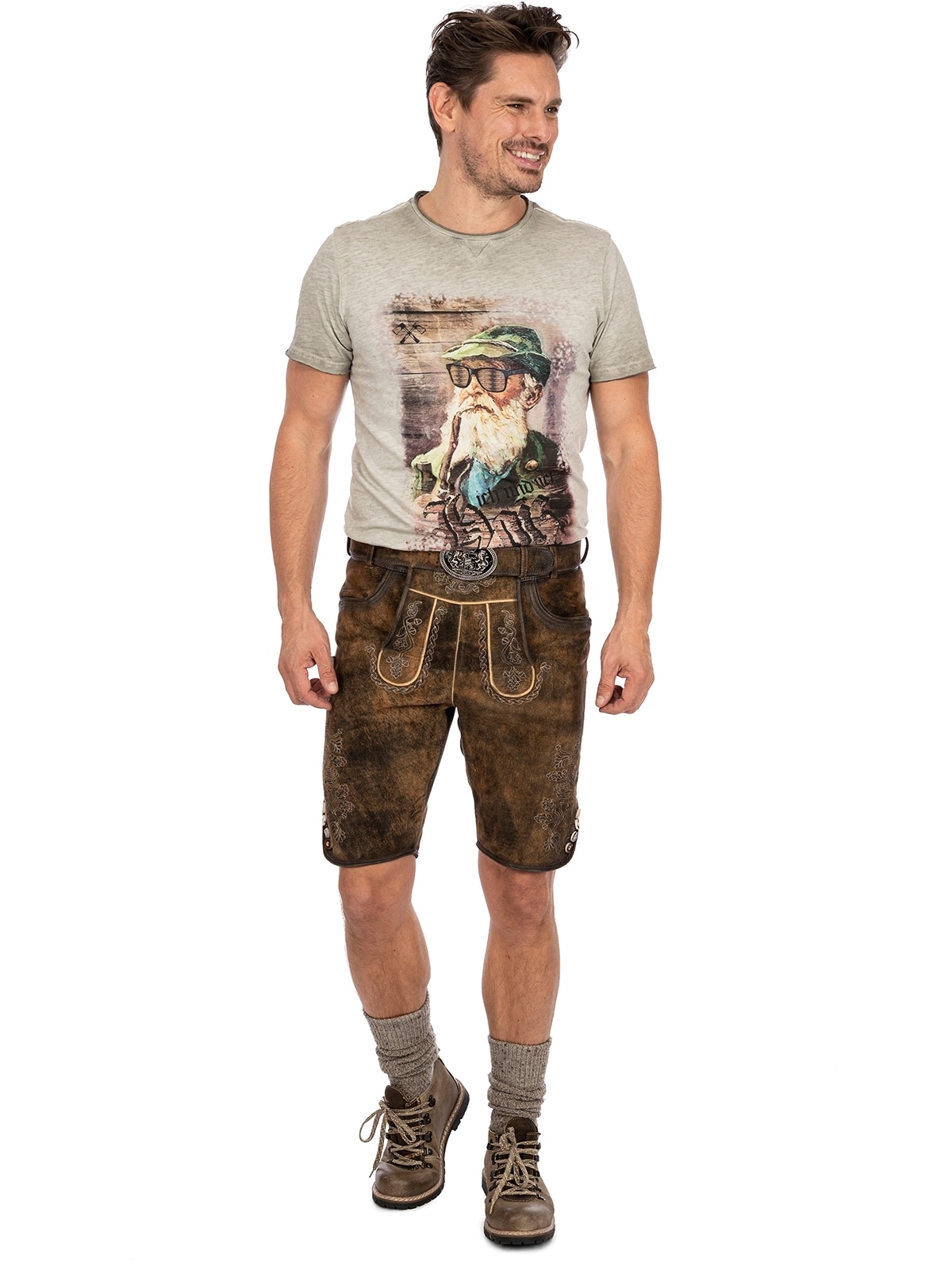 Country Maddox Lederhose »Lederhose HORN«