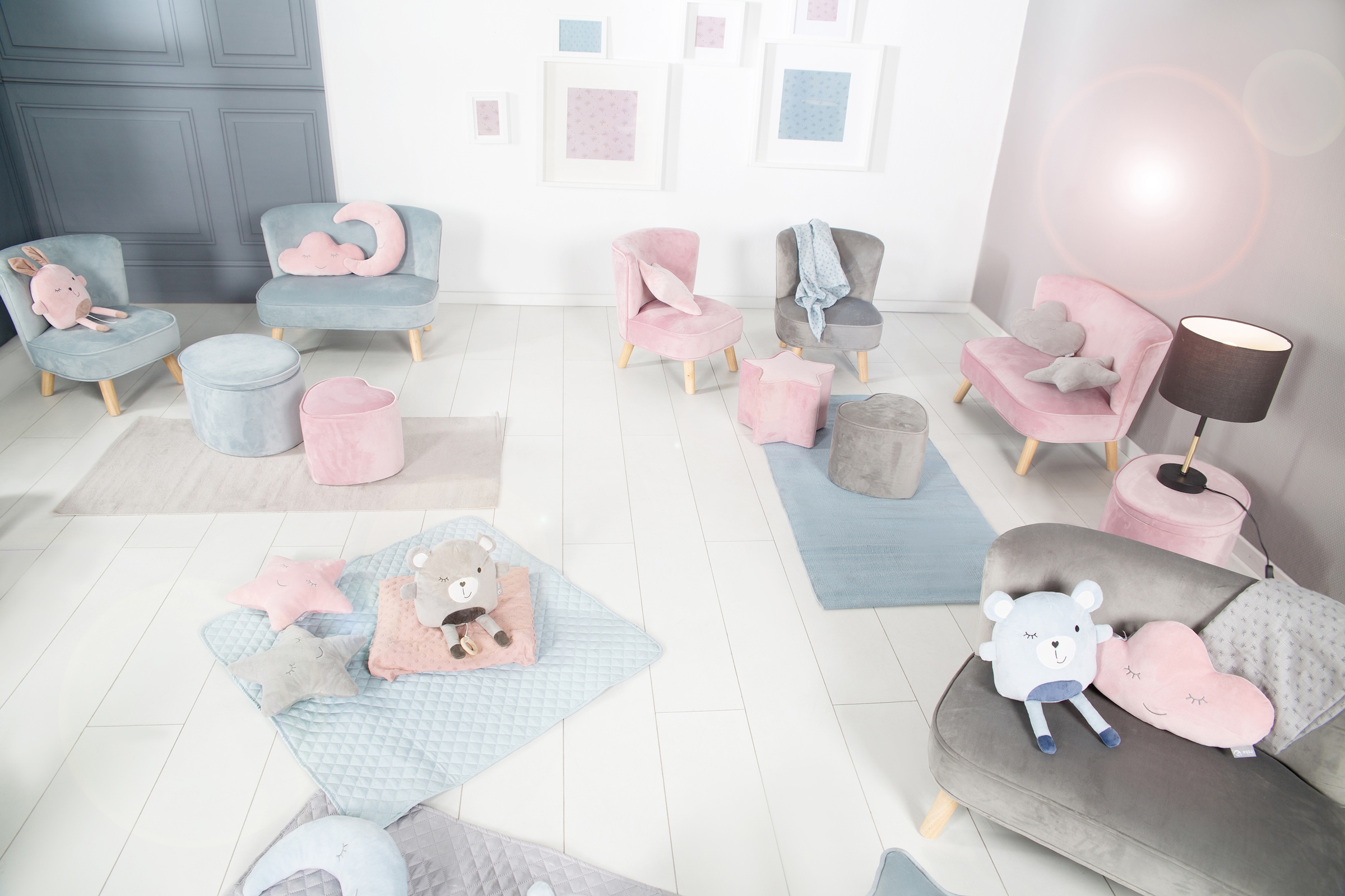 roba® Kindersessel »Lil Sofa«, mit Holzfüßen bei ♕