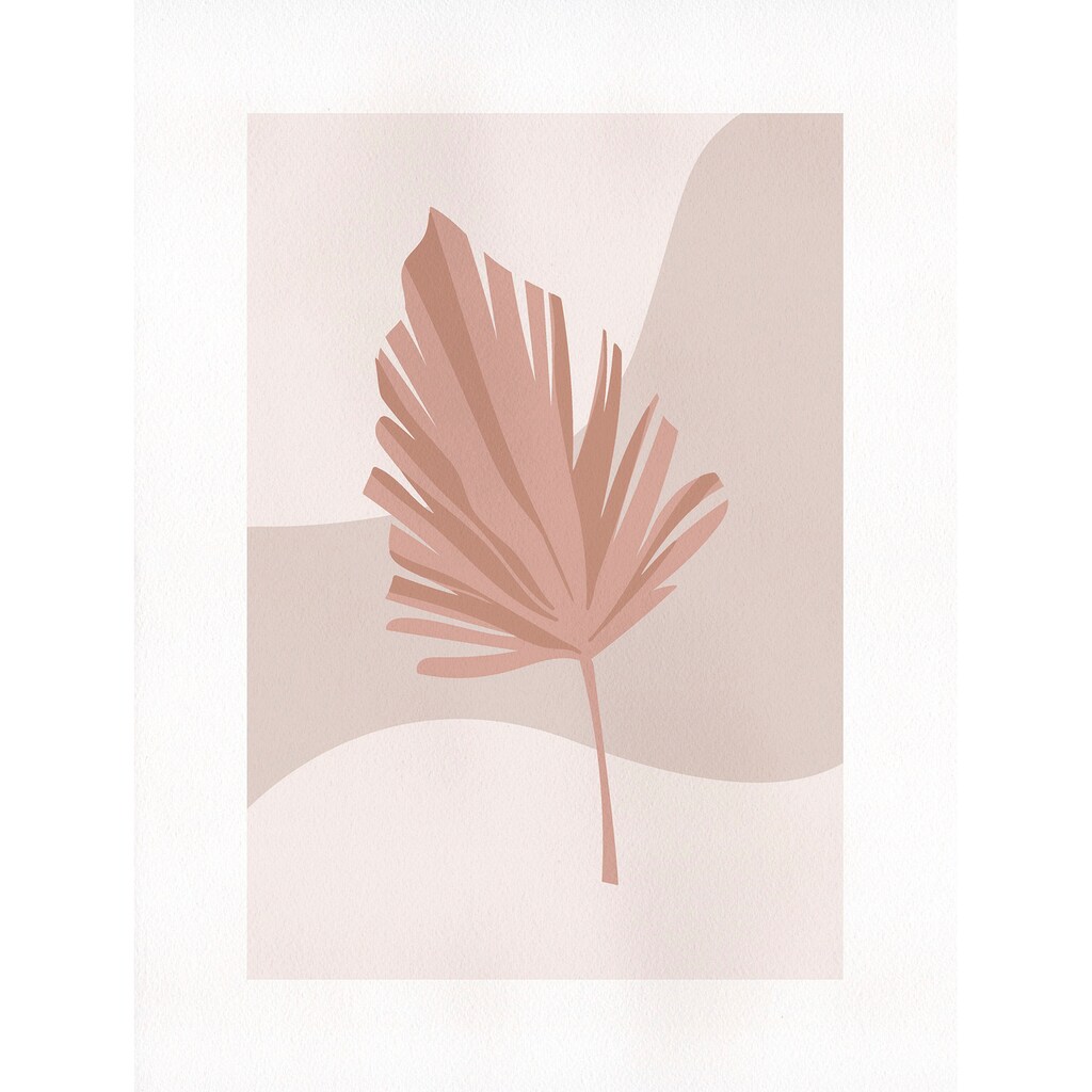 Komar Wandbild »Minimalist Leaf Lover«, (1 St.), Deutsches Premium-Poster Fotopapier mit seidenmatter Oberfläche und hoher Lichtbeständigkeit. Für fotorealistische Drucke mit gestochen scharfen Details und hervorragender Farbbrillanz.