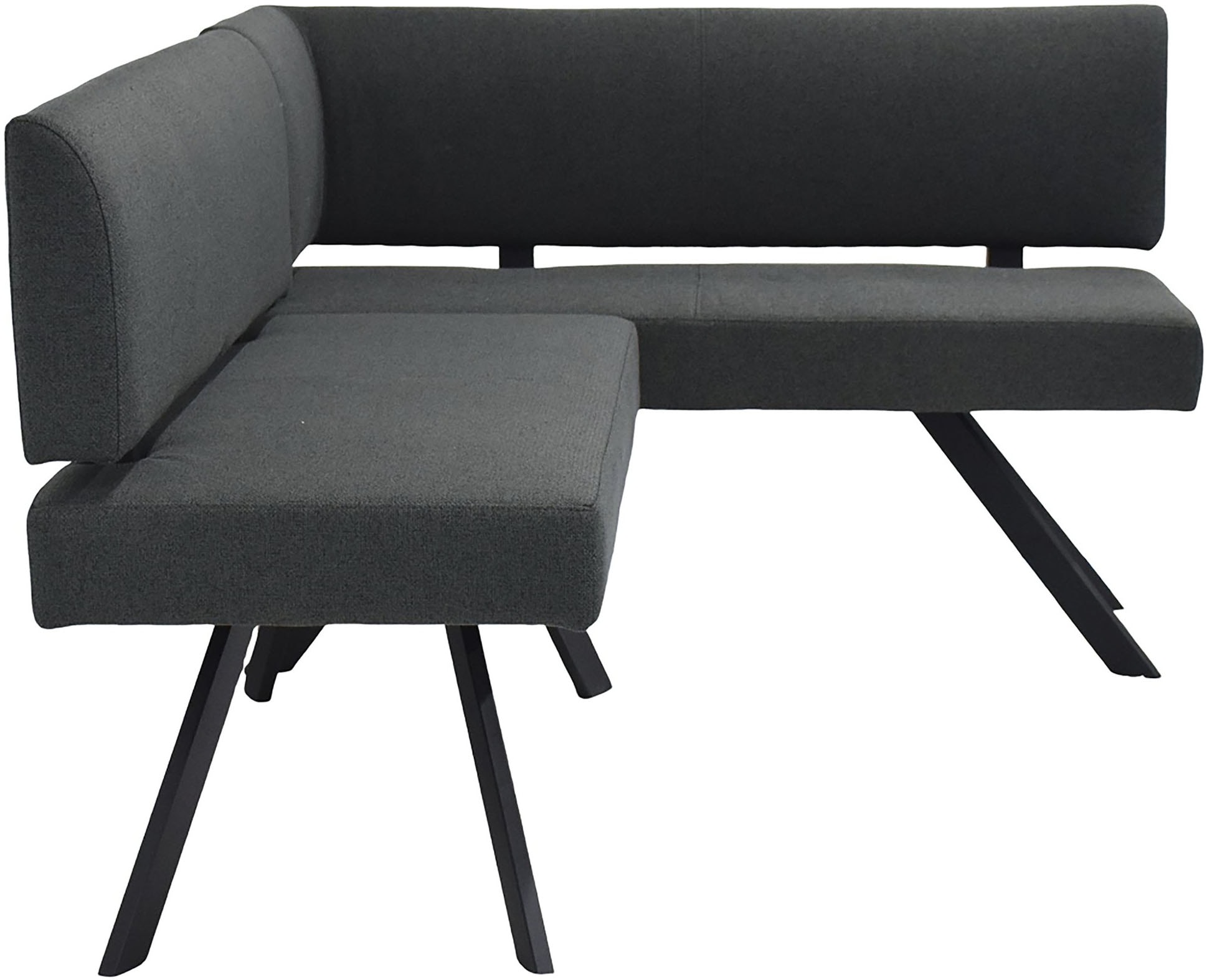byLIVING Eckbank »TORONTO« Webstoff, bis 160 kg, Taschenfederkern, 4-Fußgestell, 3 Sitzplätze