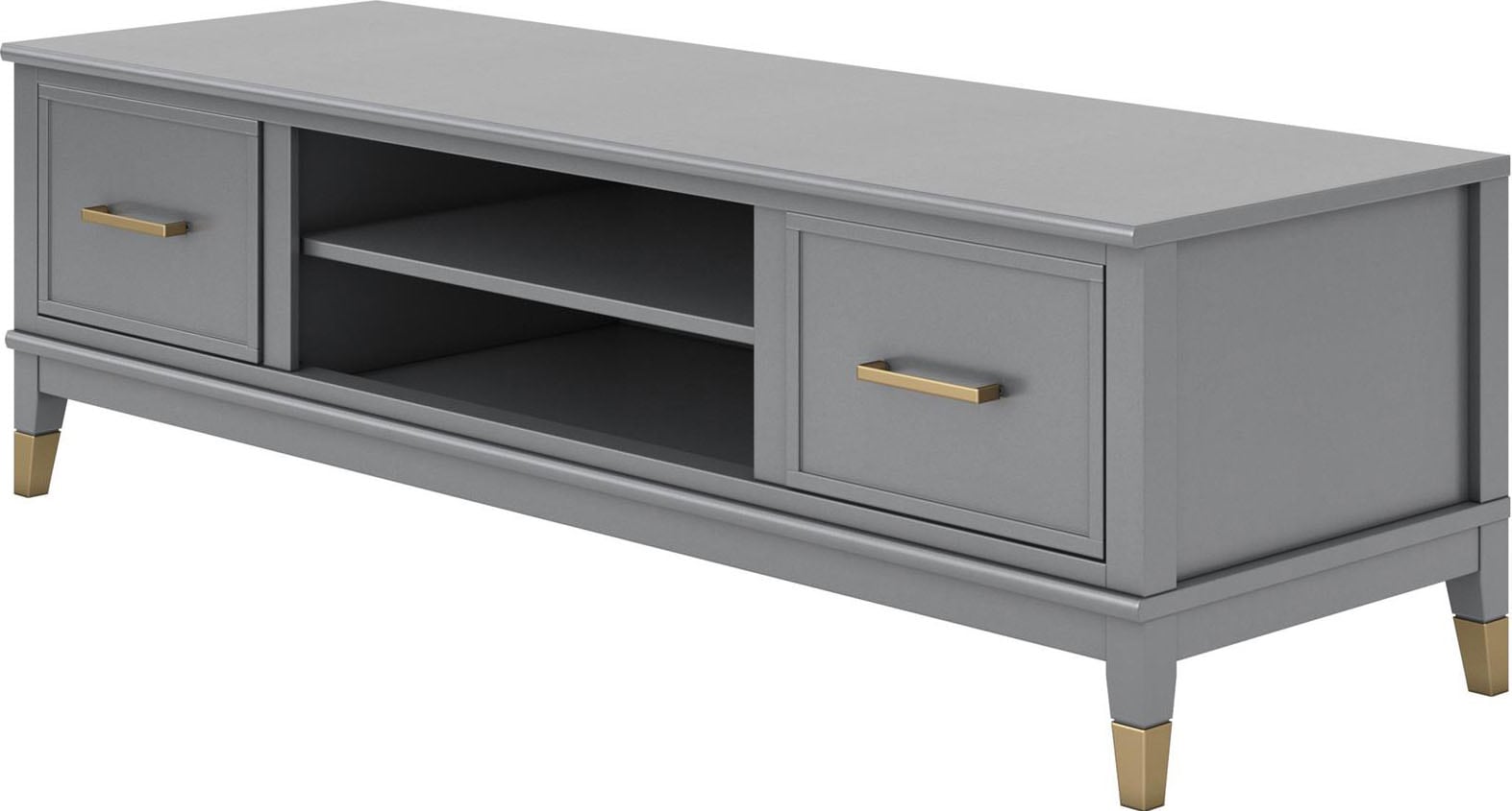 CosmoLiving by Cosmopolitan Lowboard »Westerleigh« Kommode mit 3 x Kabeldurchführungen, MDF, Breite 152 cm