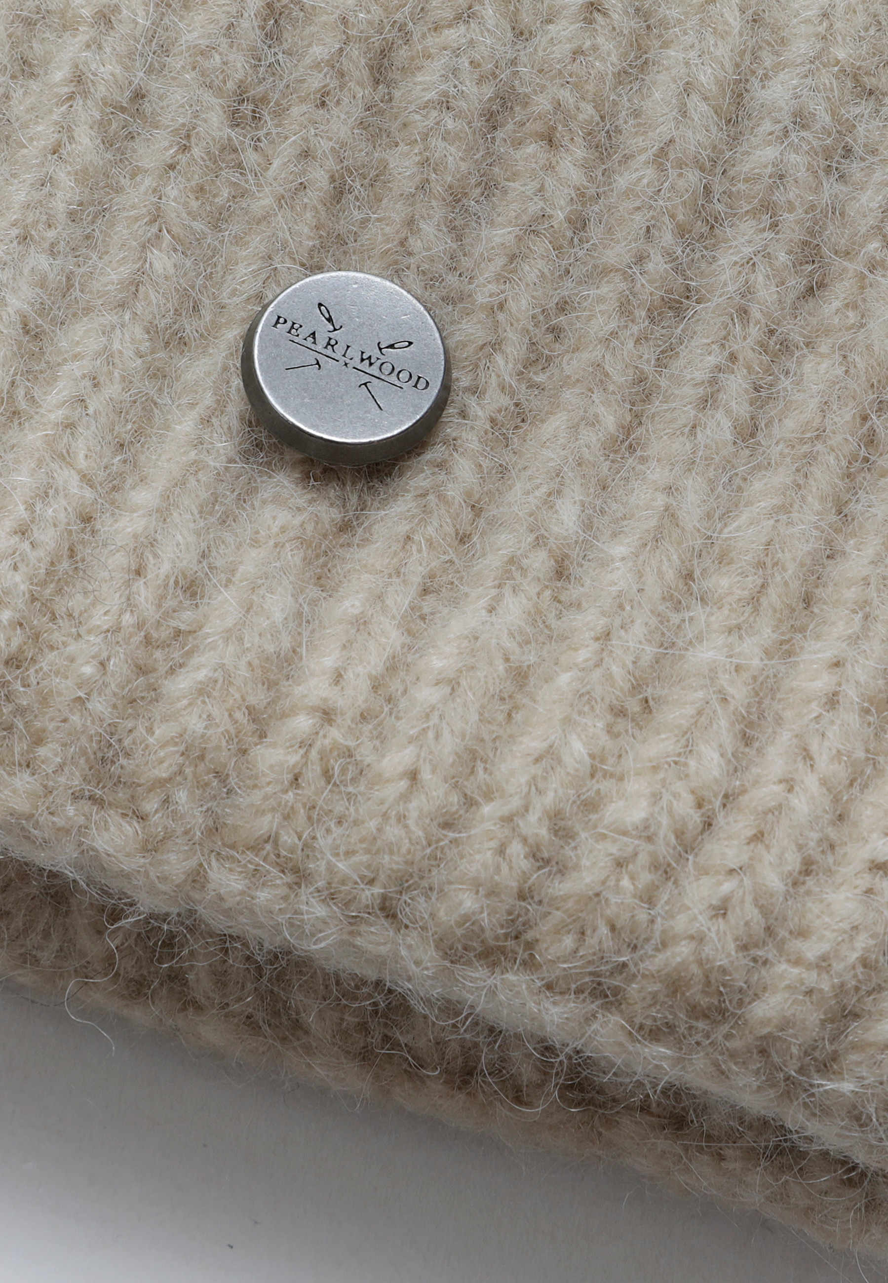 PEARLWOOD Strickmütze »ZOE«, Feinripp, wärmend, breiter Umschlag