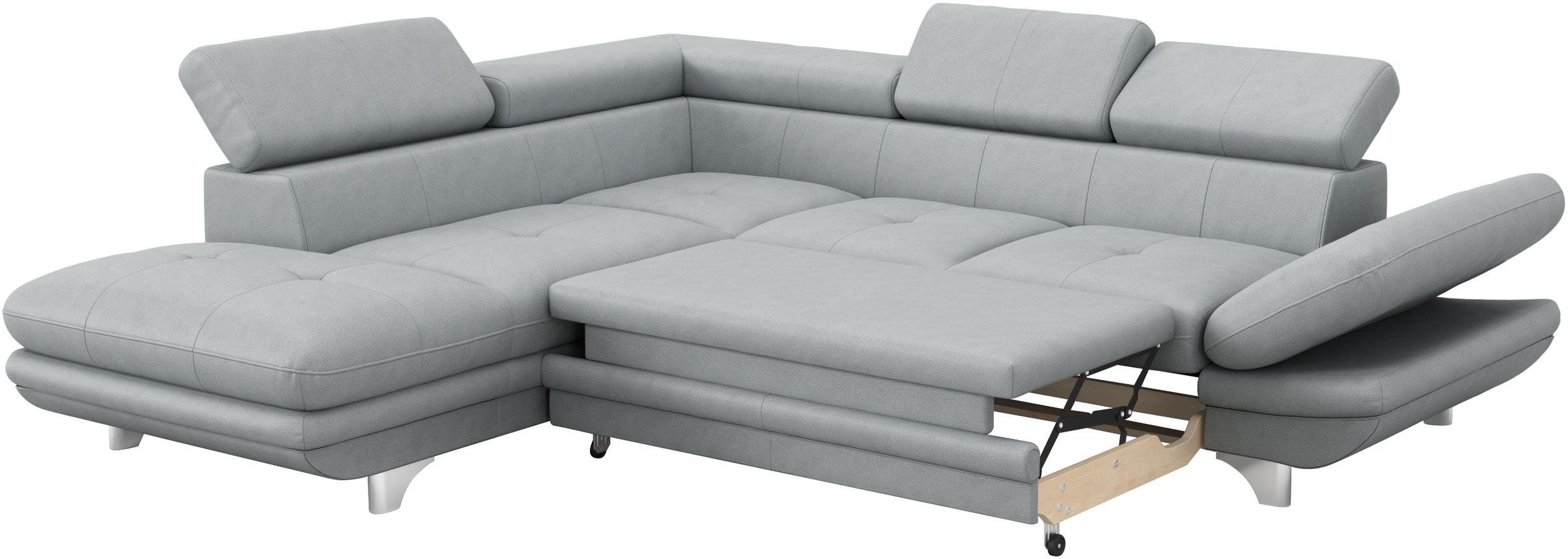 COTTA Ecksofa »Enterprise L-Form«, mit Arm- & Kopfteilverstellung, wahlweise mit Bettfunktion