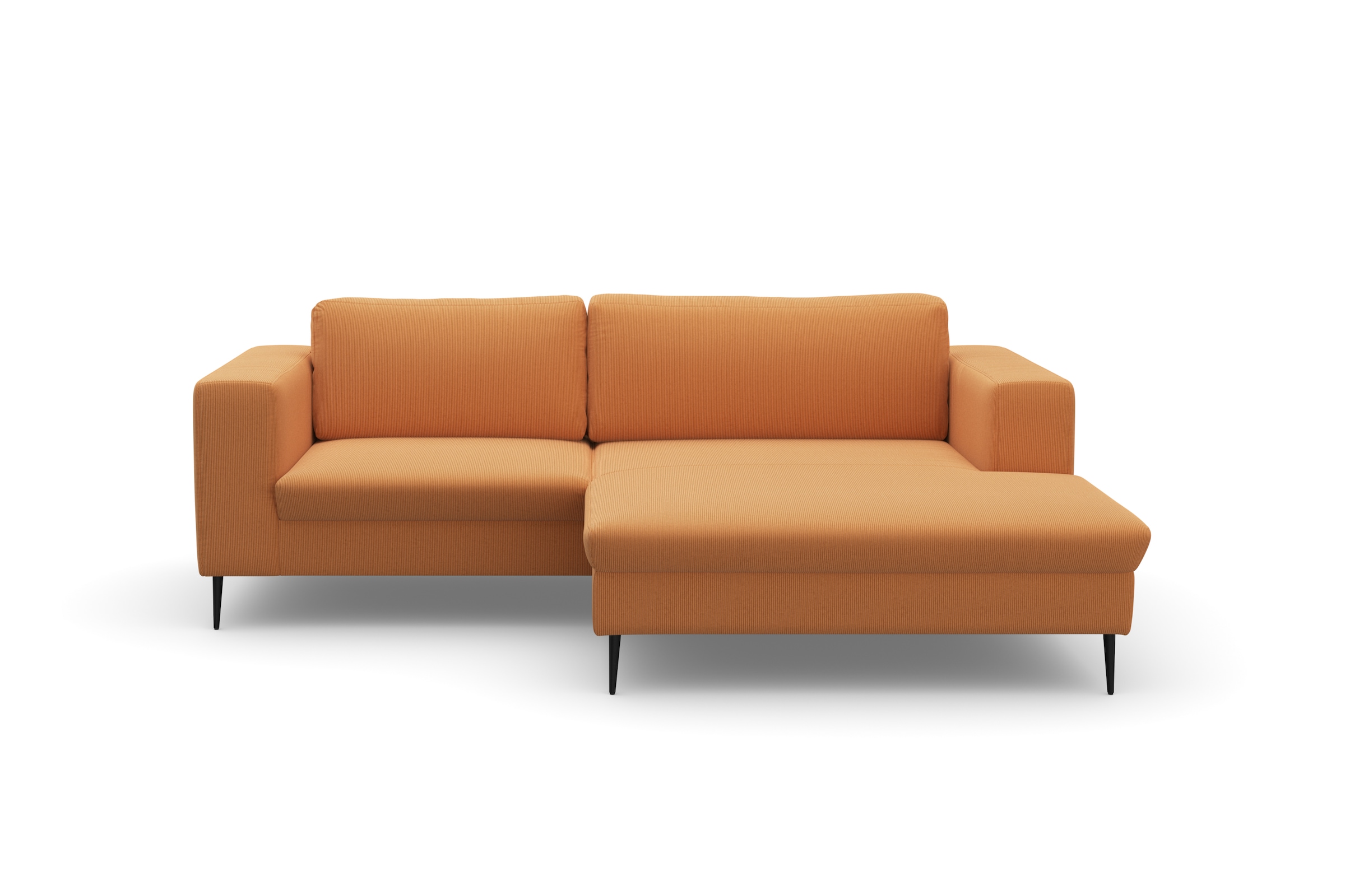 DOMO collection Ecksofa »Modica L-Form«, moderne Optik mit großzügiger RecamiÃ¨re, auch in Cord