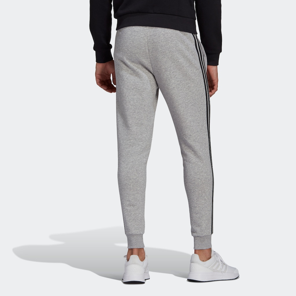 adidas Sportswear Sporthose »ESSENTIALS FLEECE FITTED 3STREIFEN HOSE«, (1 tlg.)