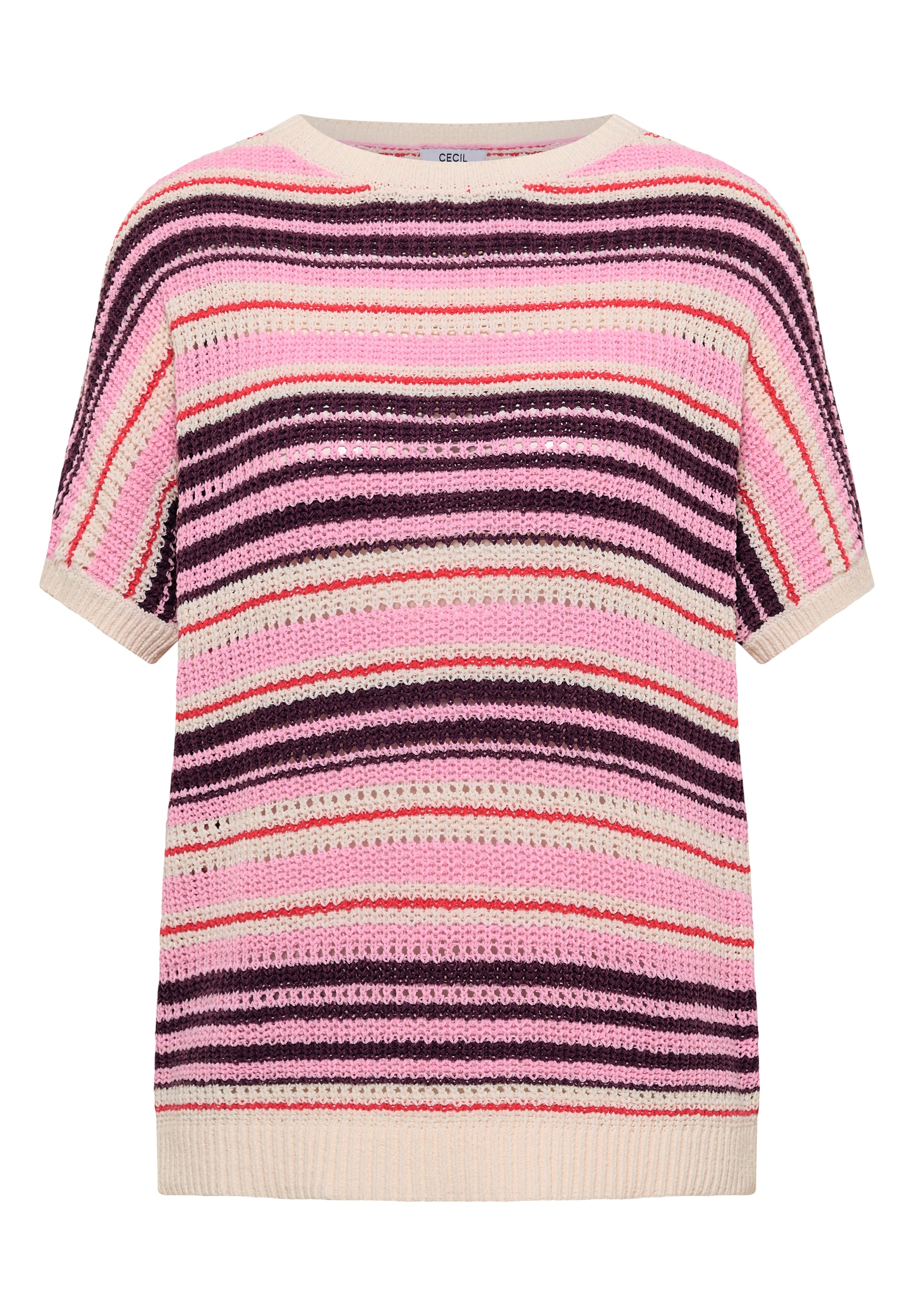 Cecil Strickpullover mit Streifen Muster